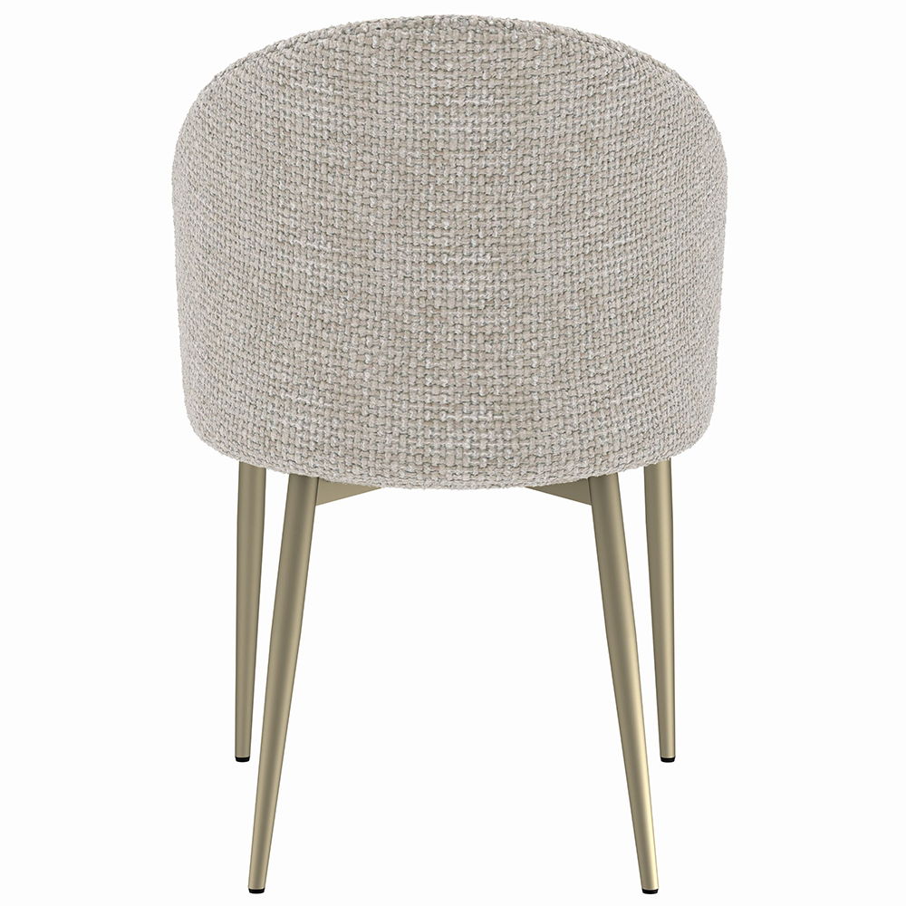 Cora - Side Chair (Set of 2) - Champange Fabric, beige, view 3