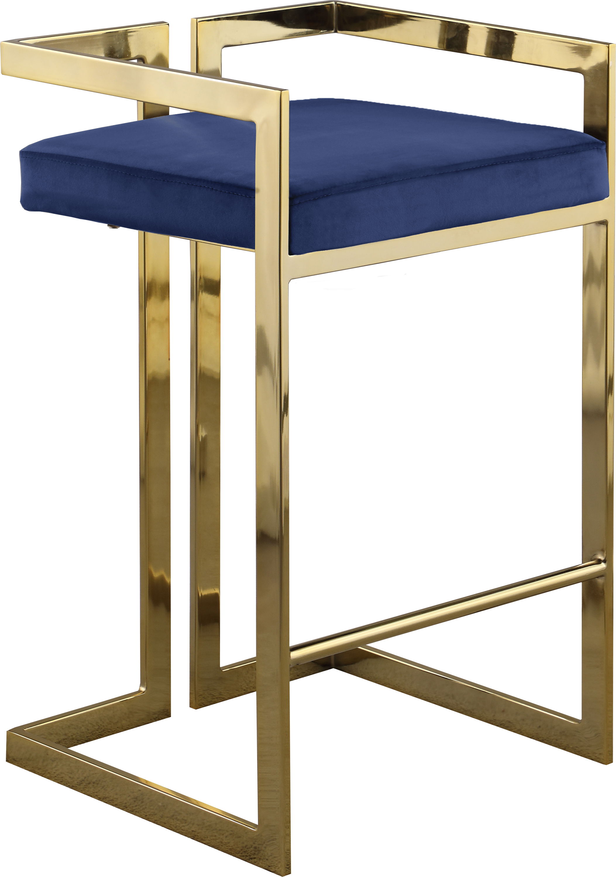 Ezra - Stool (Set of 2) - Navy