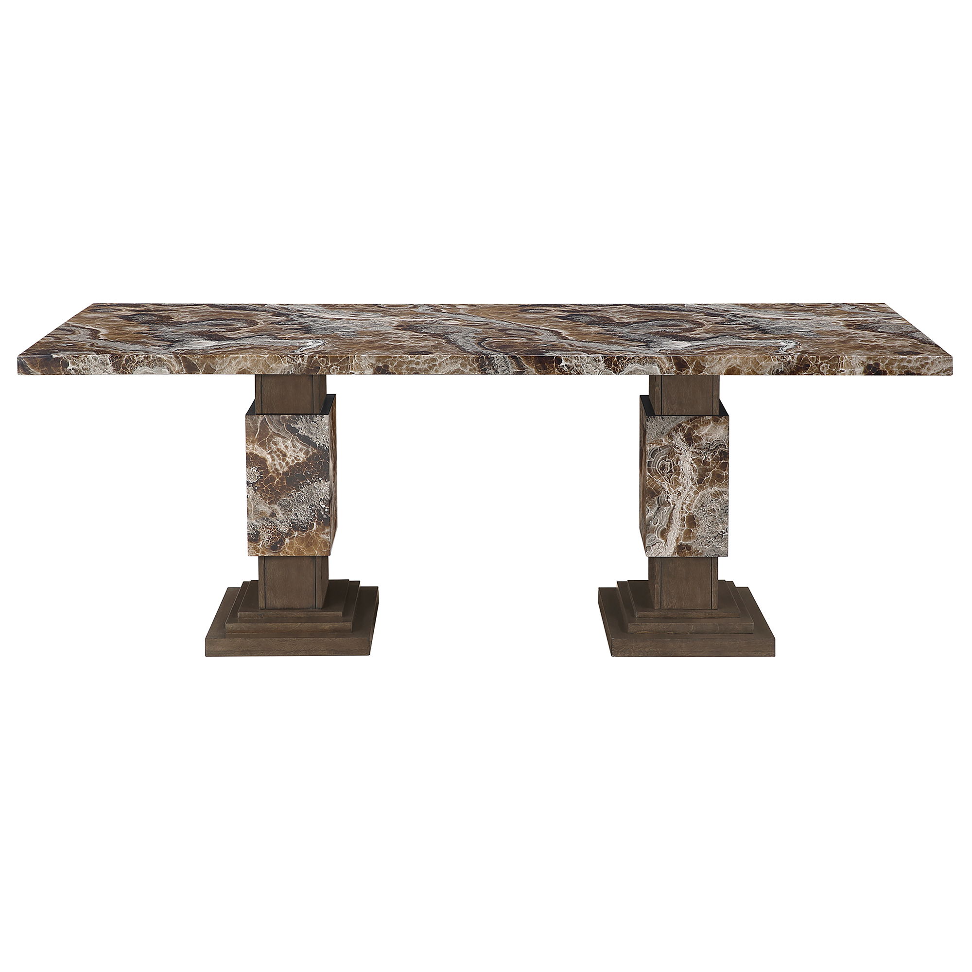 D12DT - Dining Table Base - Brown