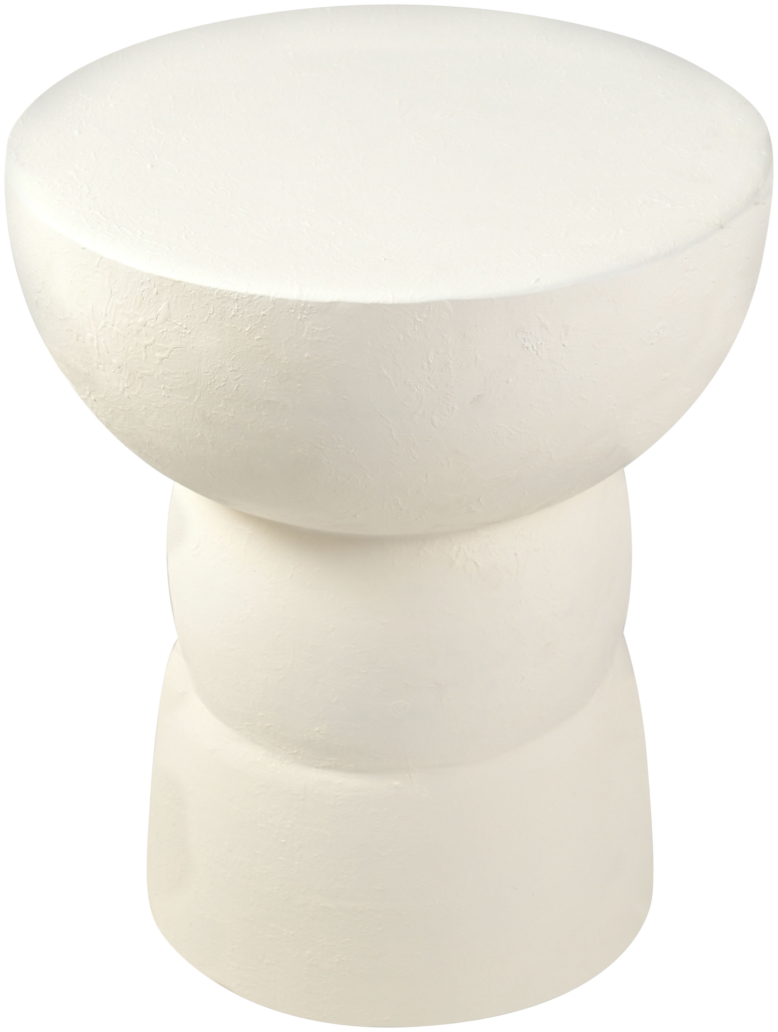 Collins - Aluminum End Table - Cream