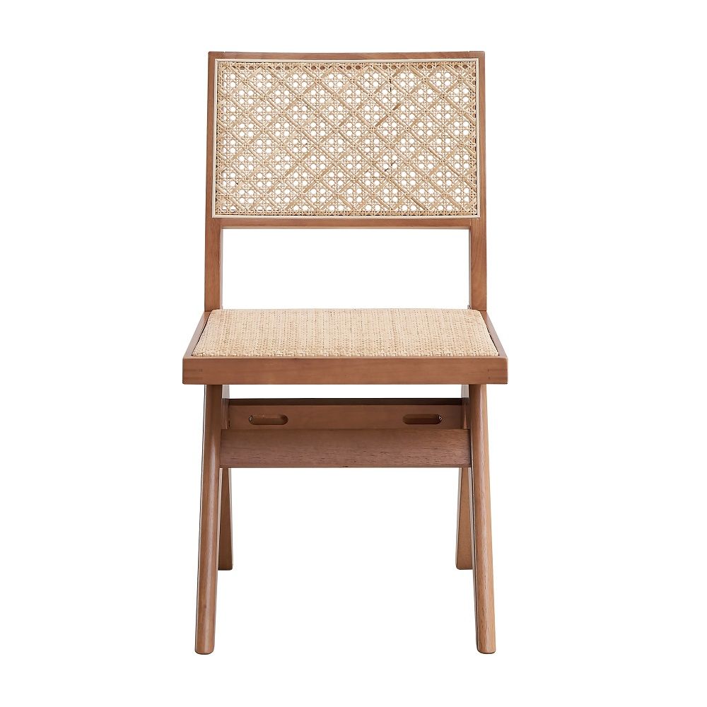 Velentina - Side Chair (Set of 2) - Rattan & Natural, light brown, view 2