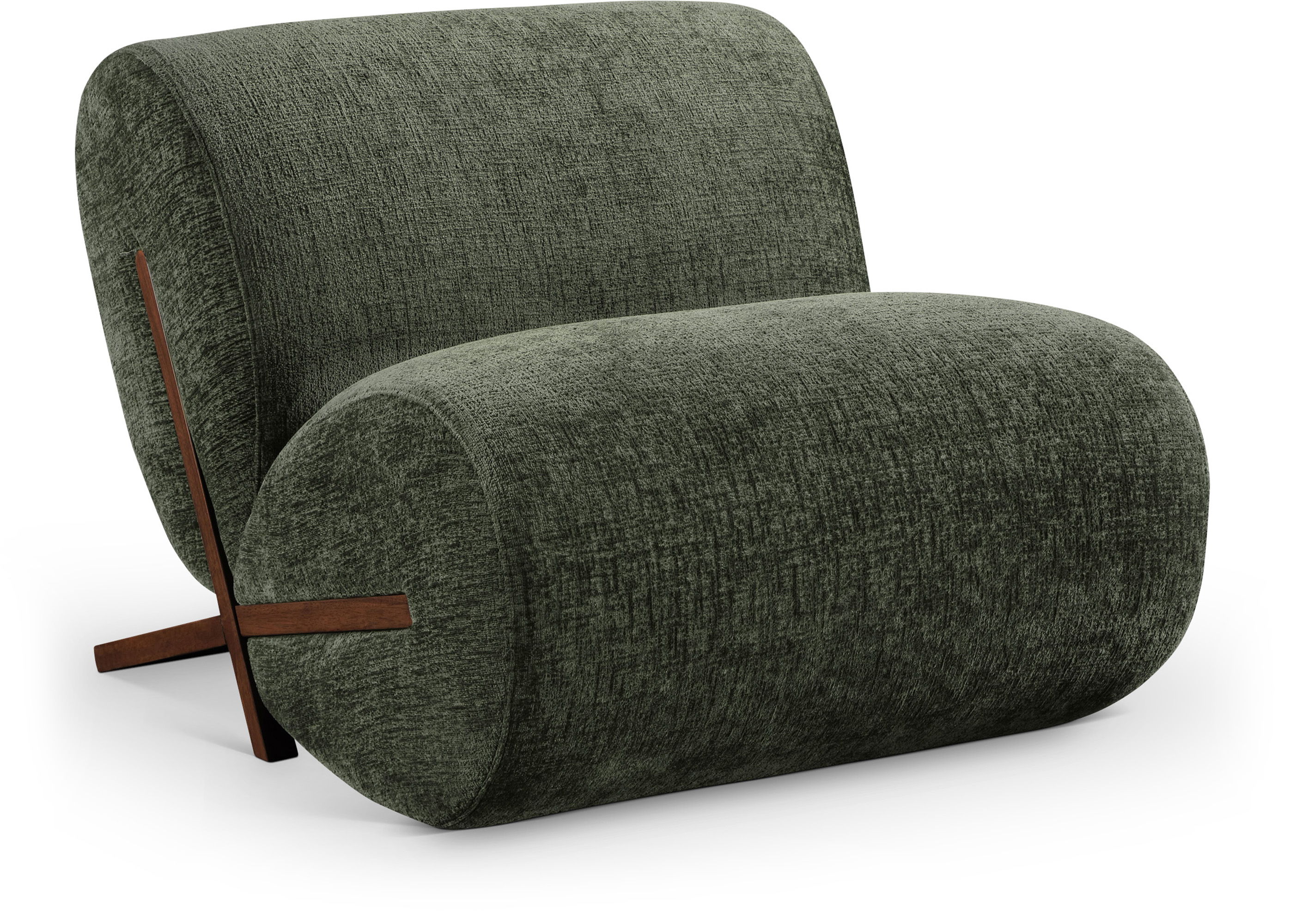 Akira - Fabric Upholstered Accent Chair - Green
