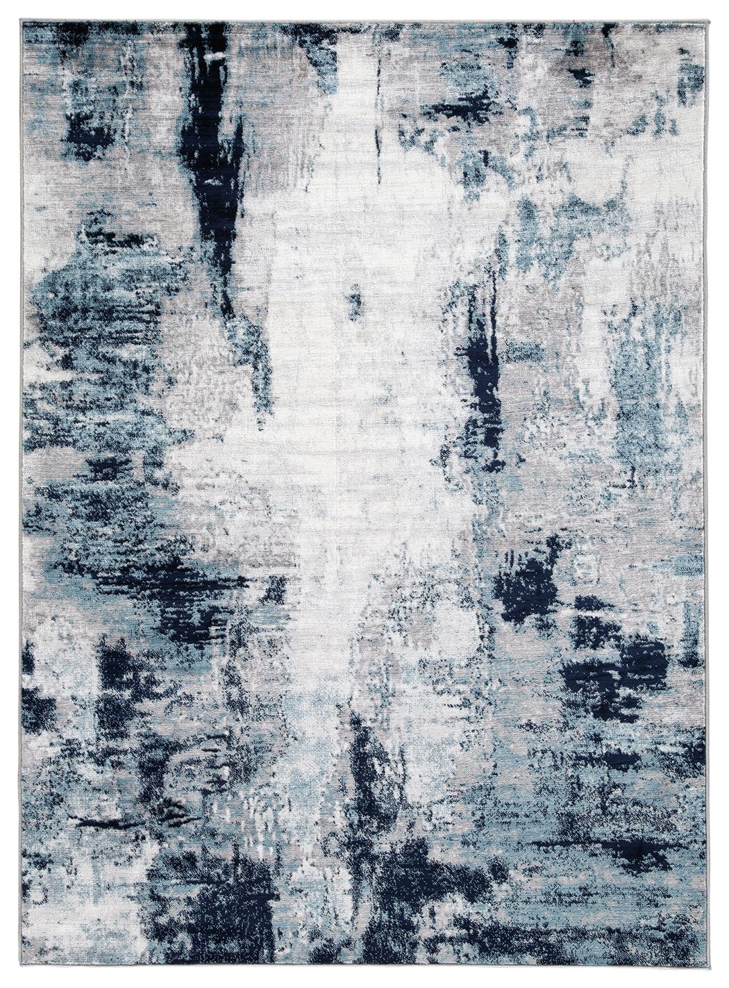 Leonelle - 5' x 7' Rug - Cream / Blue / Gray