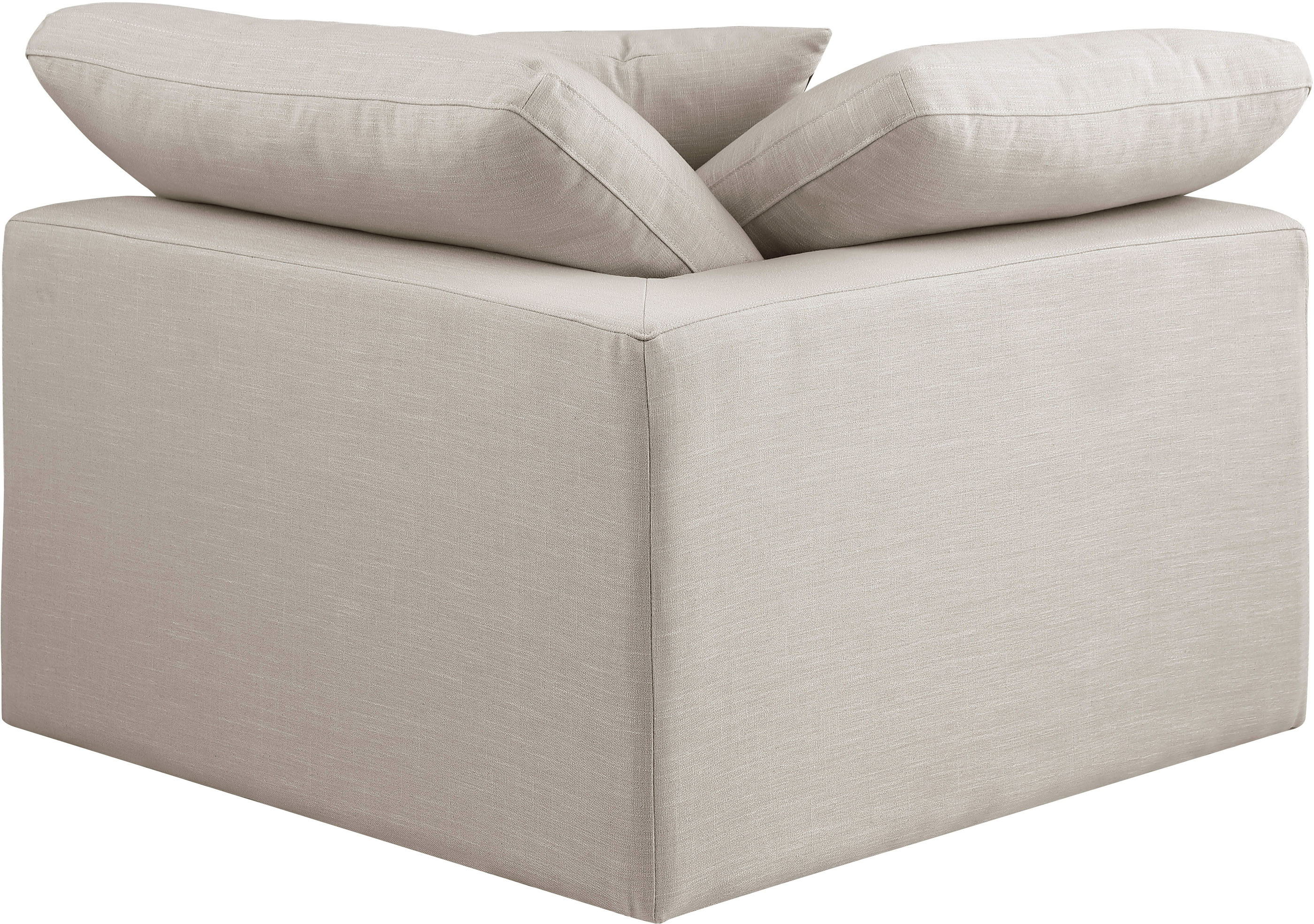 Comfy - Linen Corner Chair - Beige
