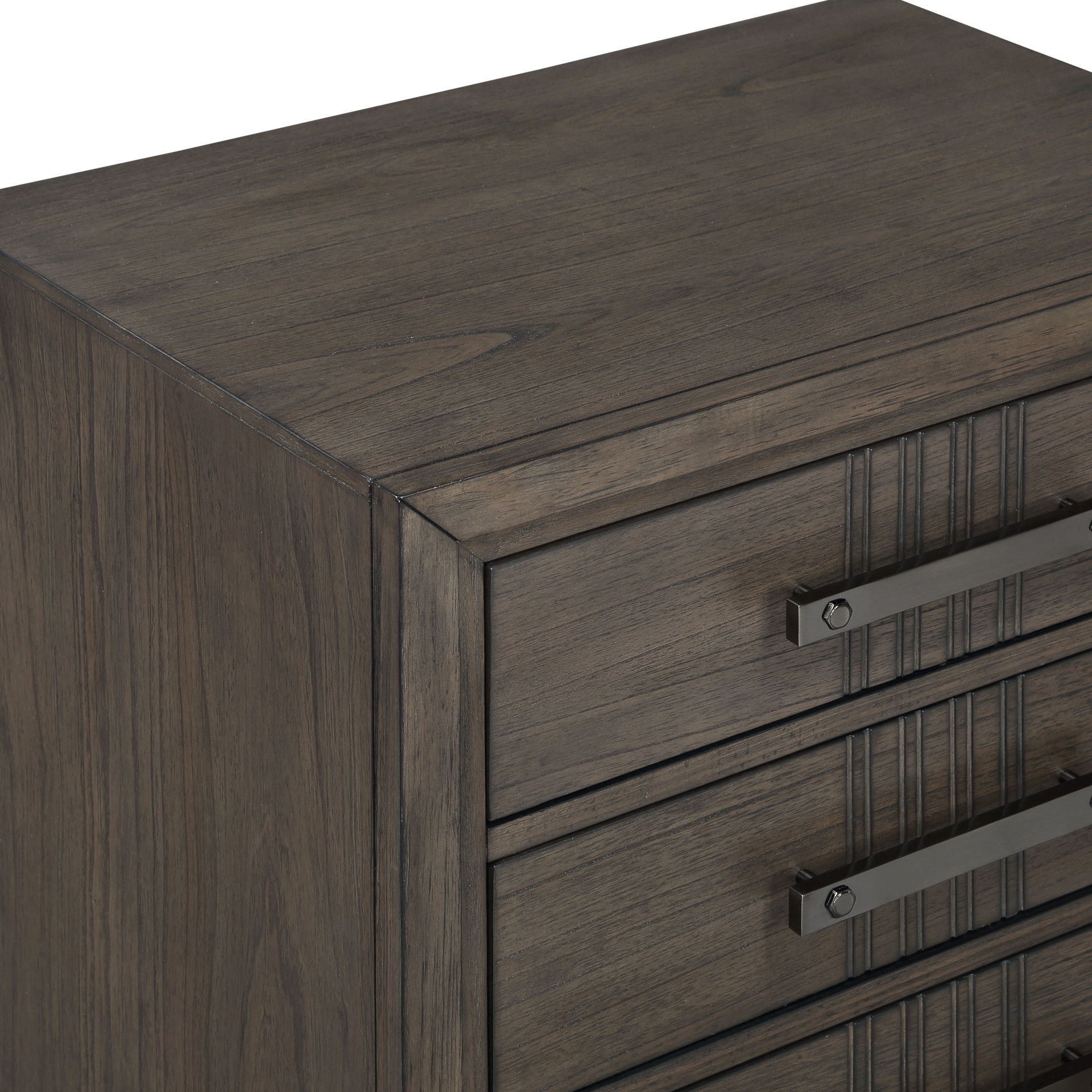 Landon - Nightstand - Walnut, dark brown, view 5