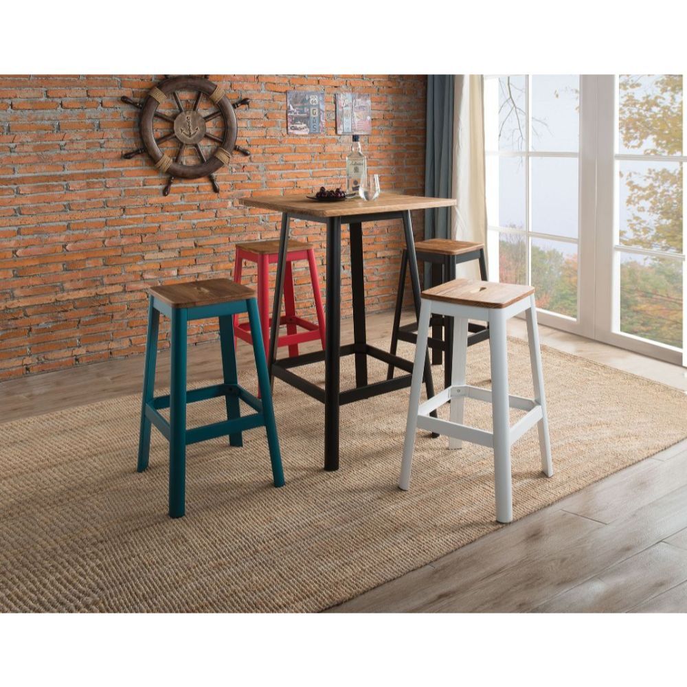 Jacotte - Bar Table - Natural & Black, light brown, view 2