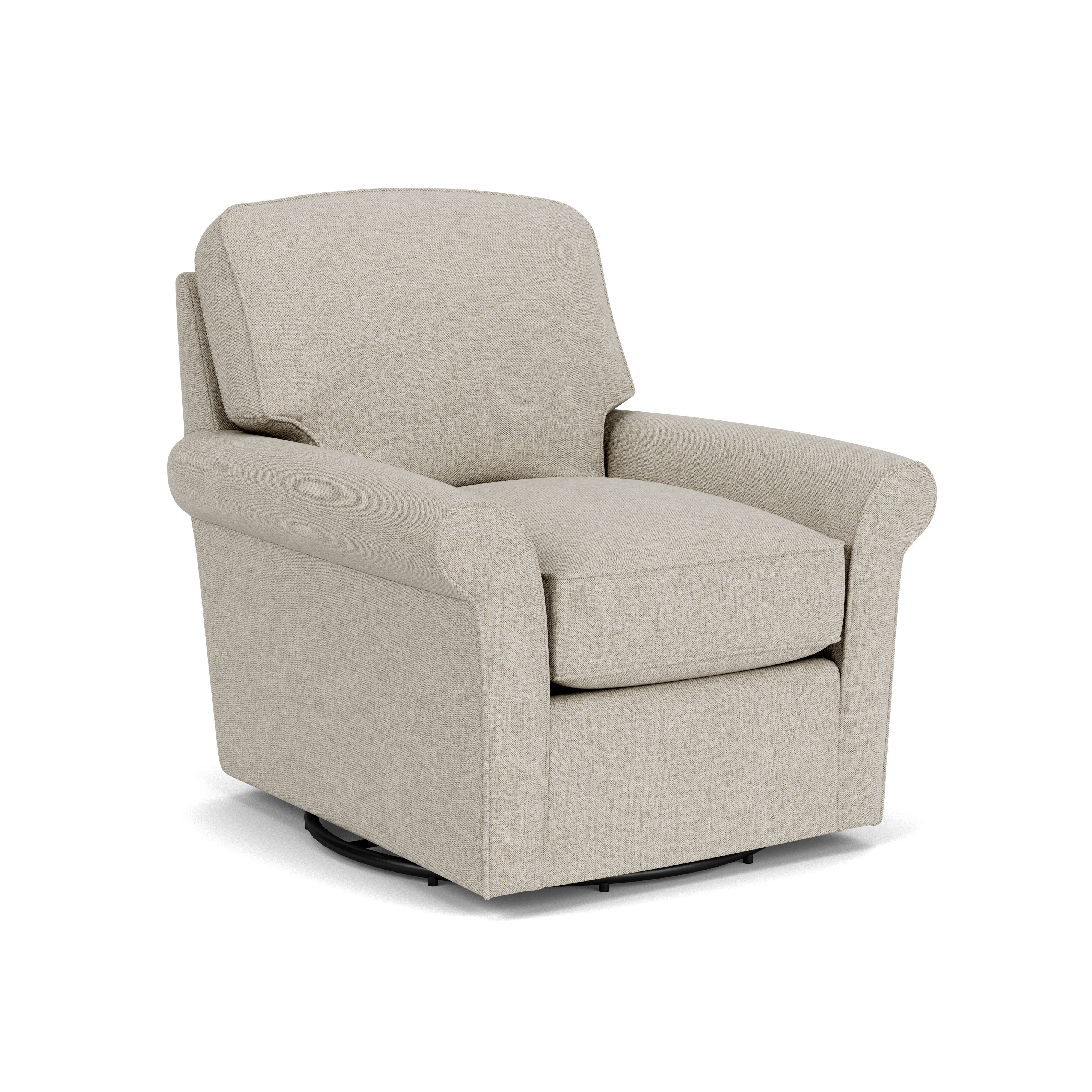 Parkway - Fabric Swivel Glider, light gray