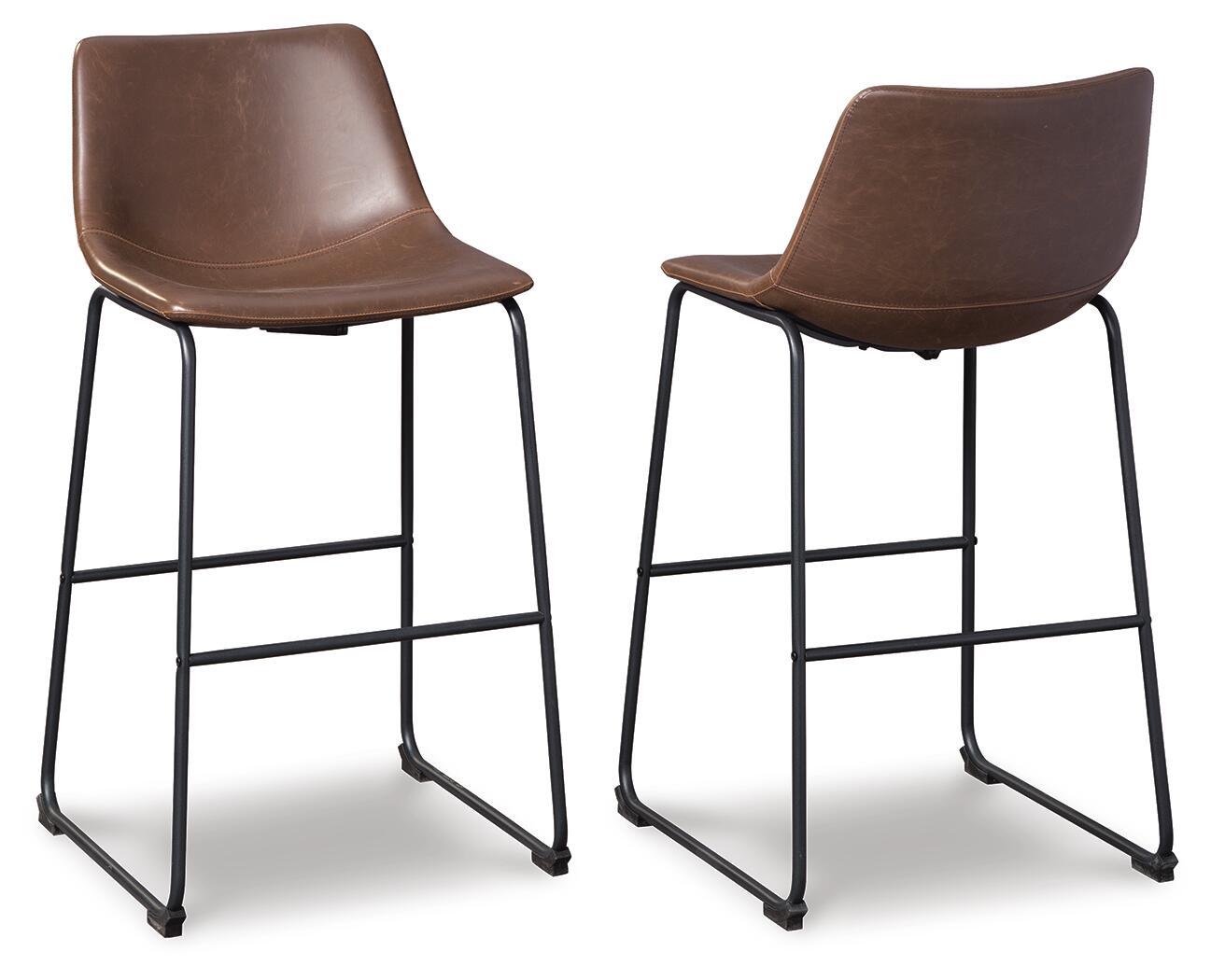Centiar – Tall UPH Barstool (Set of 2) – Brown