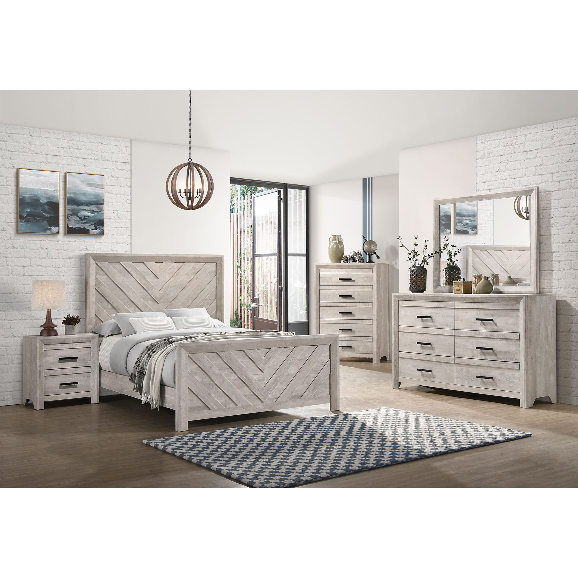 Eleanor - 5-Drawer Chest - White