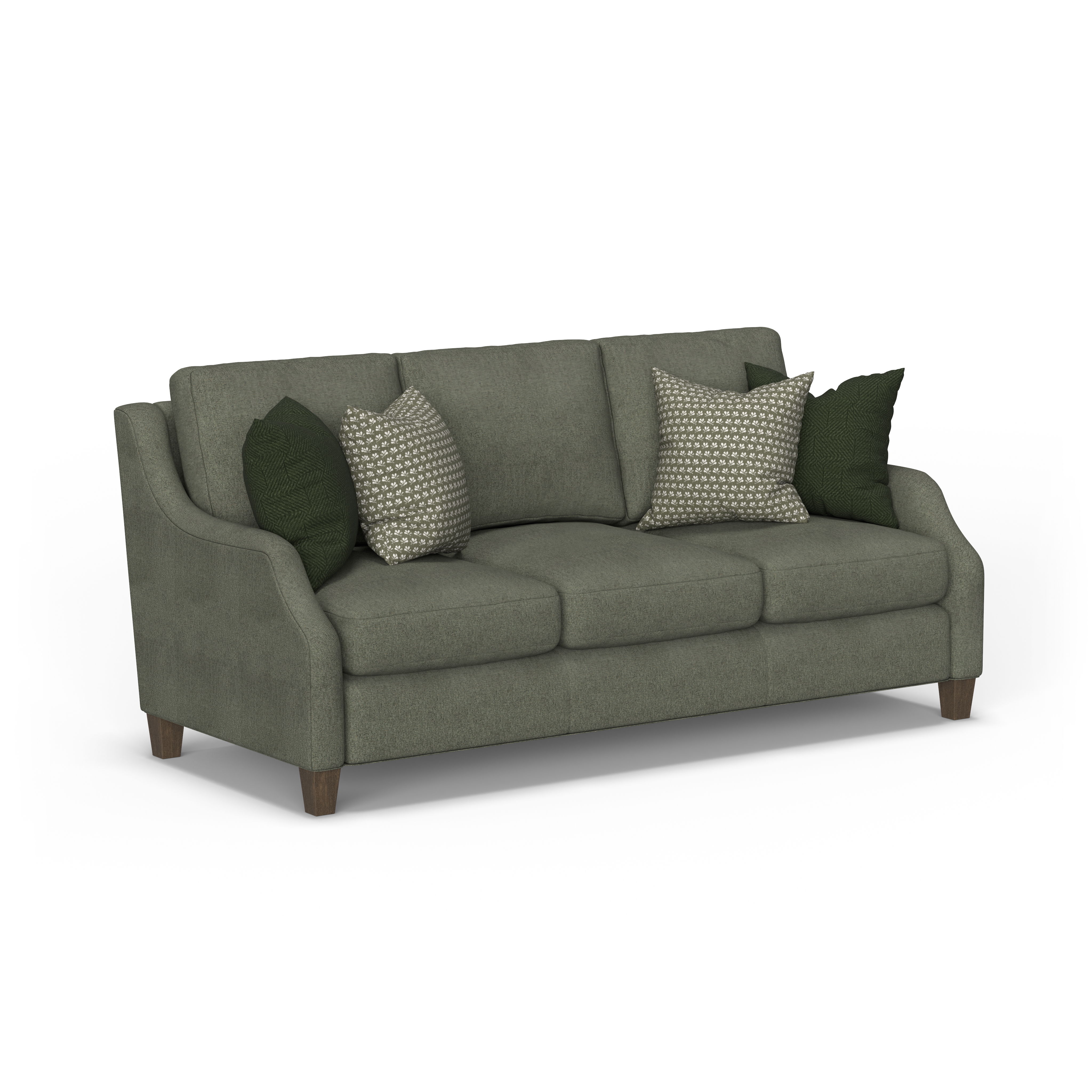 Gianna - Fabric Sofa, gray, view 2