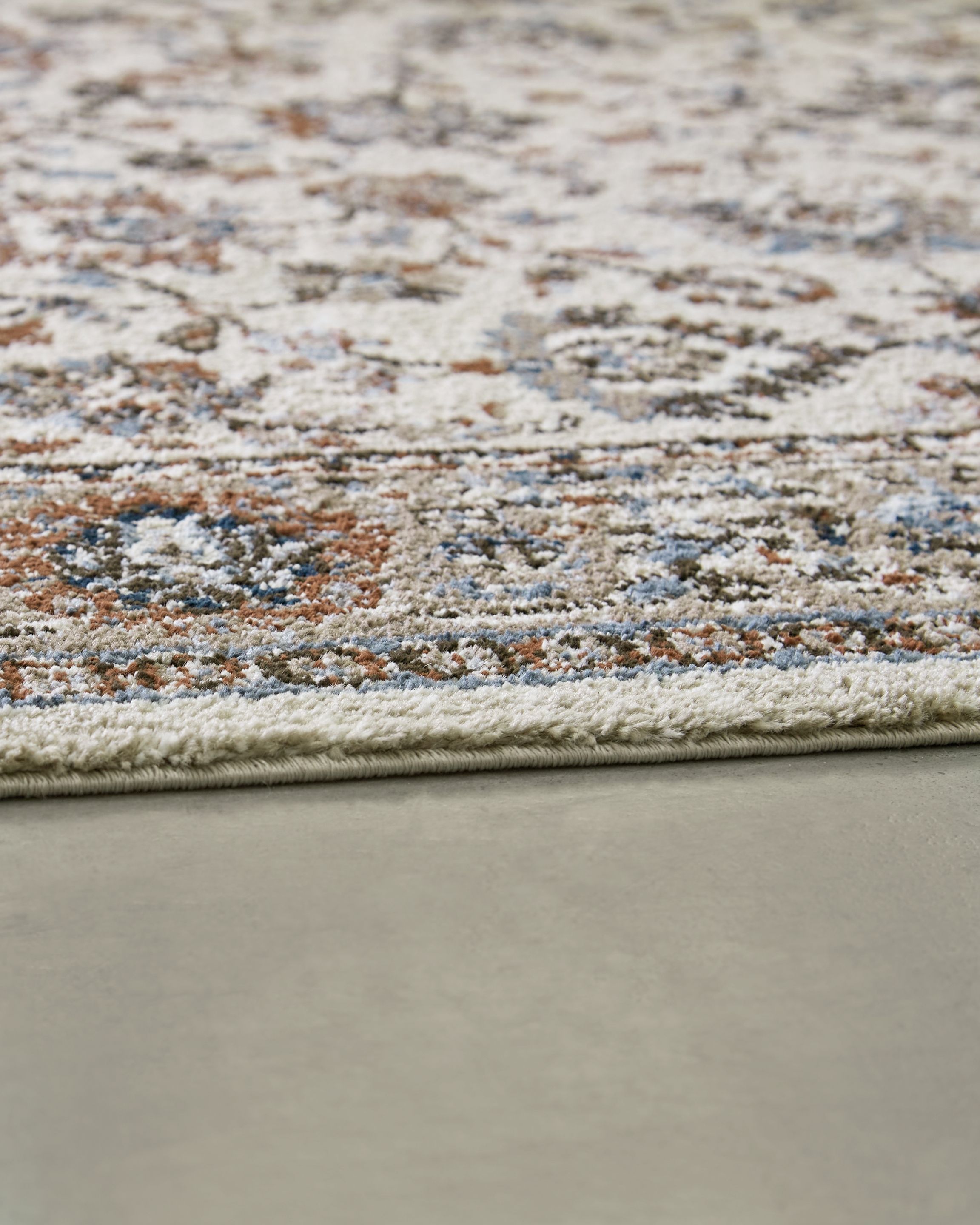 Beritham - 8' x 10' Rug - Blue / Brown / Beige