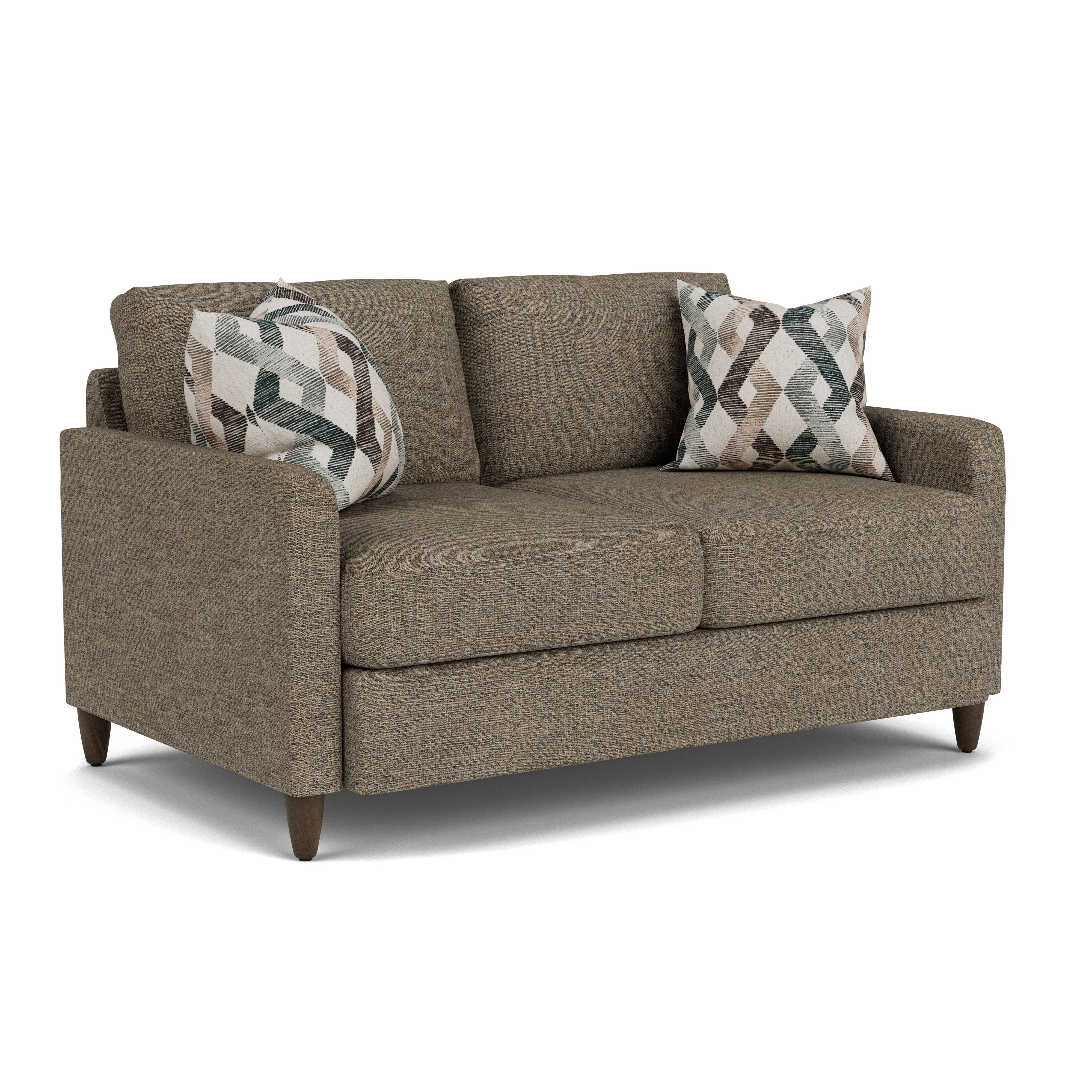 Fern - Fabric Loveseat, gray