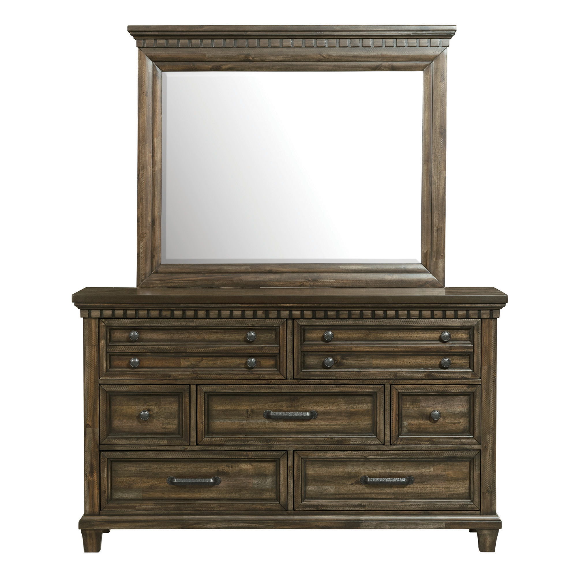 McCoy - Dresser & Mirror Set - Charcoal