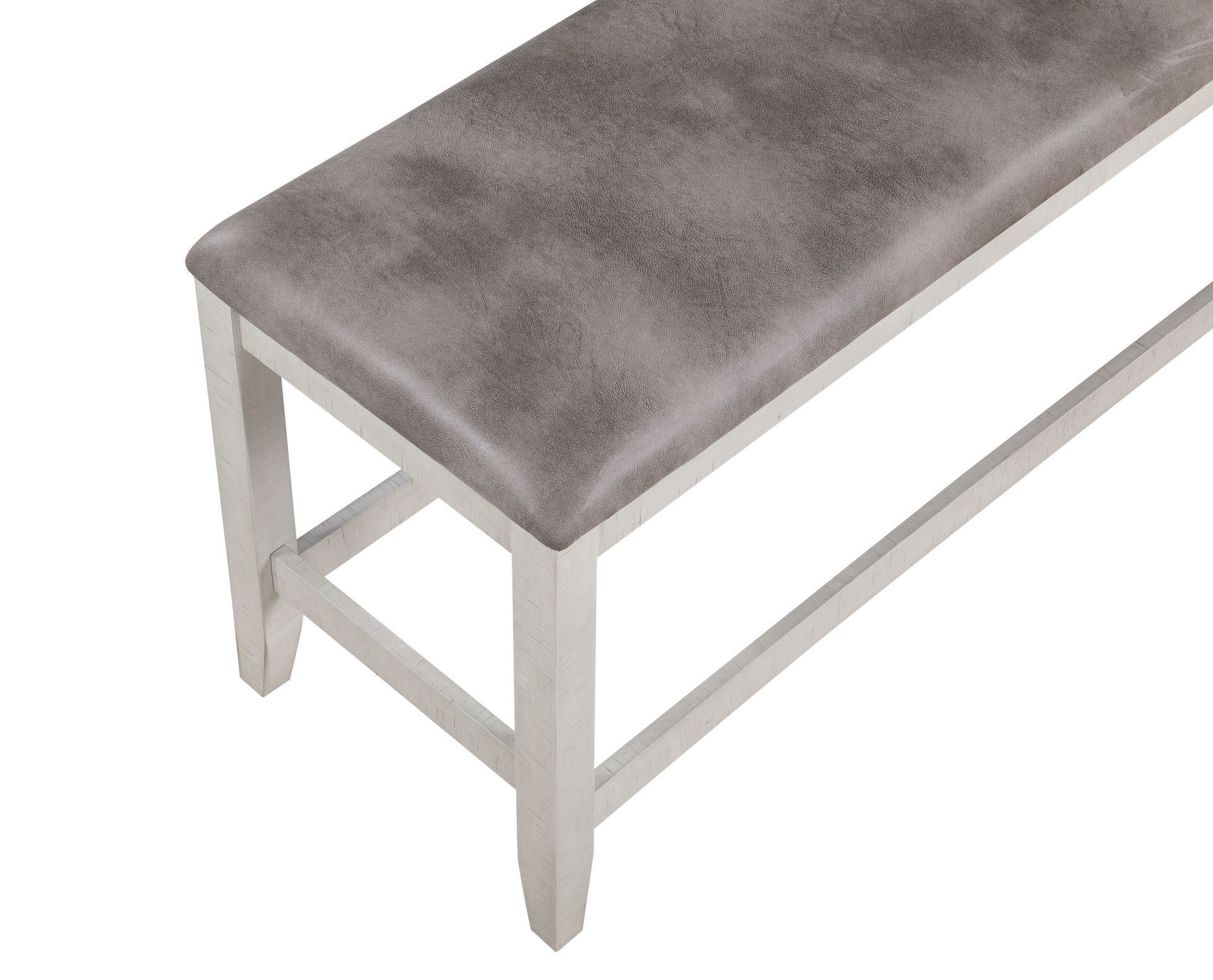 Richland - Counter Height Bench - White, white, view 4