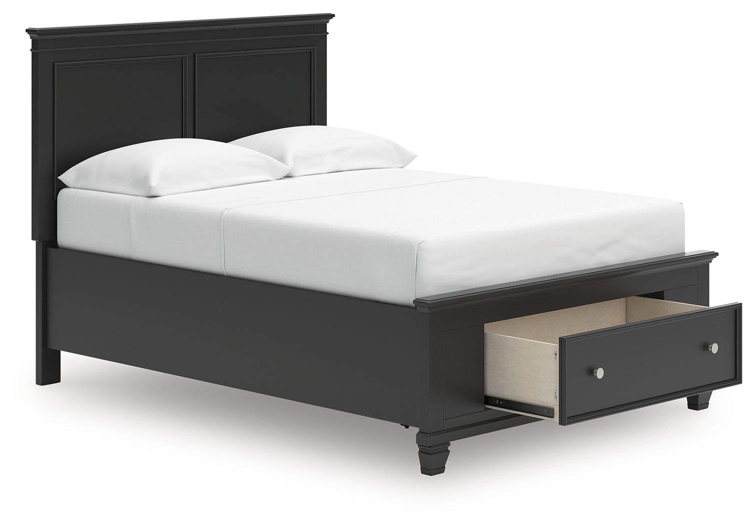 Lanolee - Full Panel Storage Bed - Black