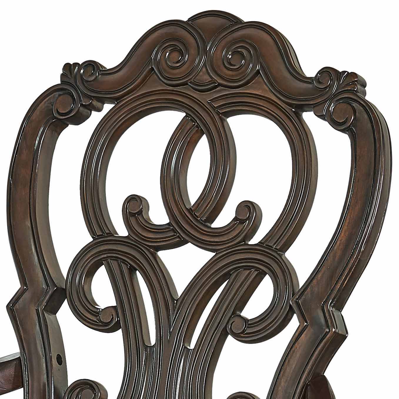 Royale - 11 Piece Dining Set (Table, 8 Side Chairs, 2 Arm Chairs) - Brown