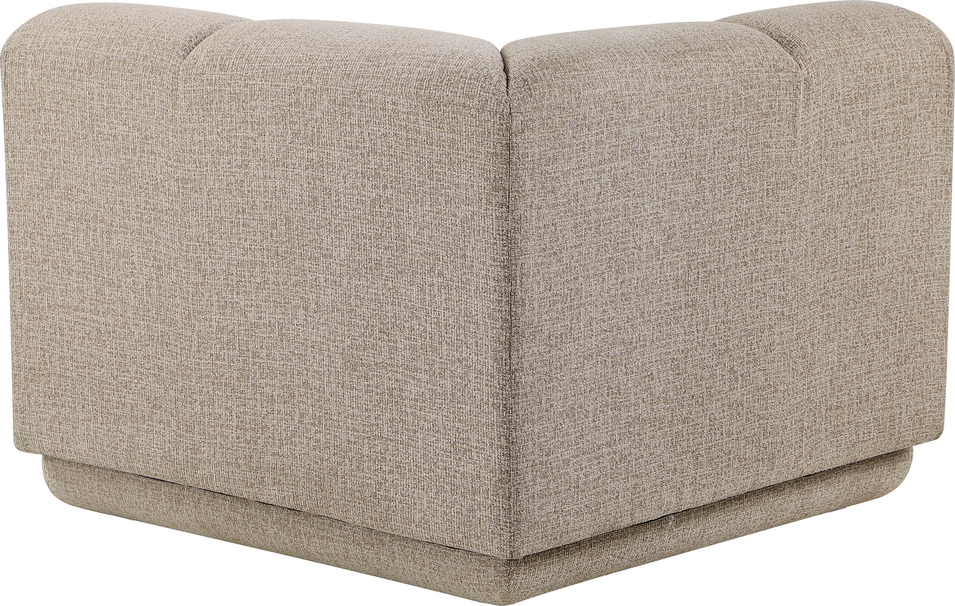 Modari - Fabric Upholstered Corner Chair - Beige