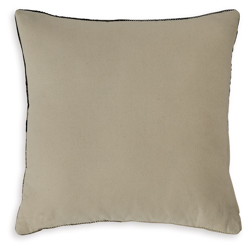 Adrielton - Pillow - Black / Brown / Tan, dark brown, view 4