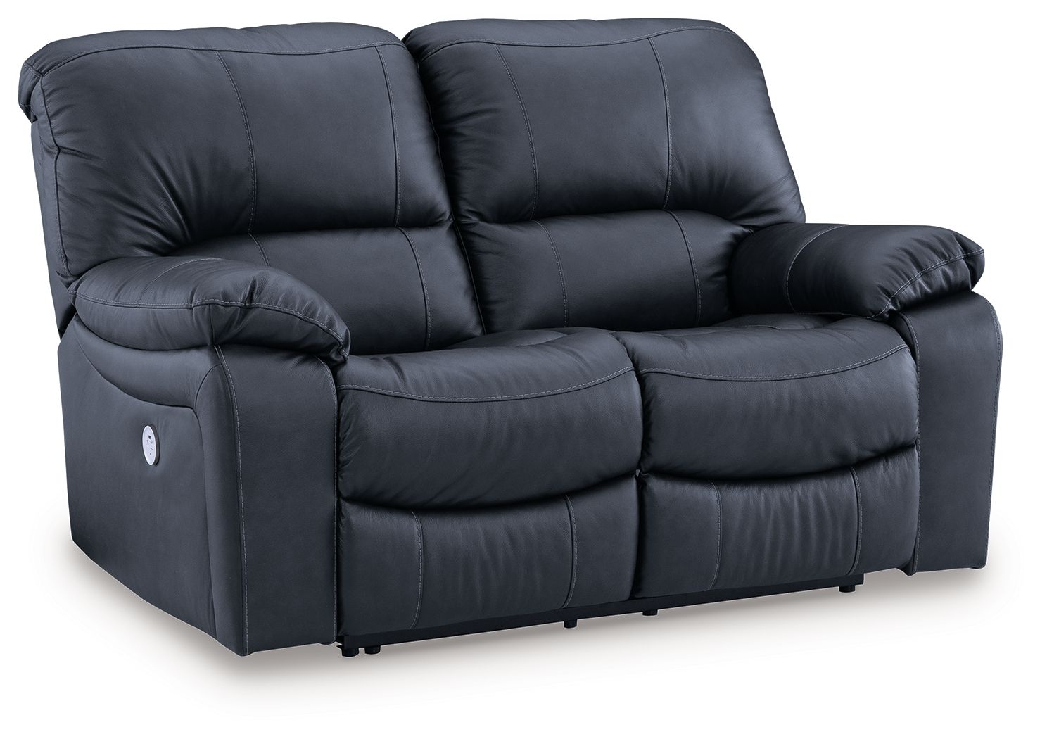 Ashley Furniture Leesworth - Power Reclining Loveseat - Ocean - Image 3