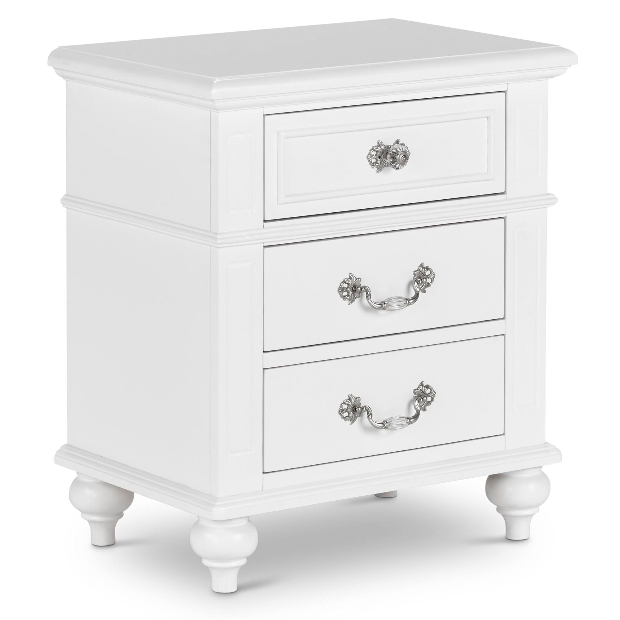 Alana - Twin Platform 3 Piece Bedroom Set - White
