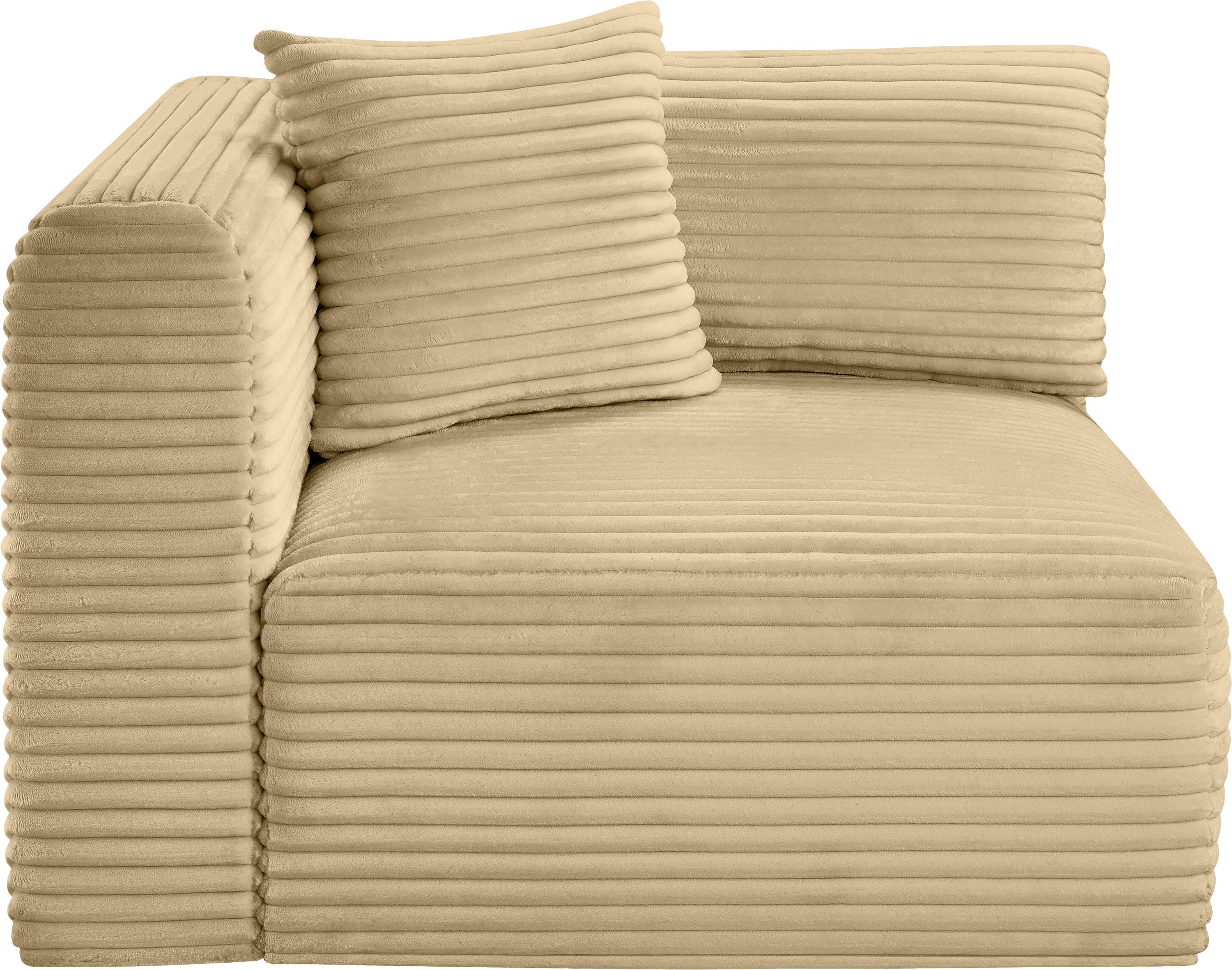 Shaggy - Corner Chair - Camel