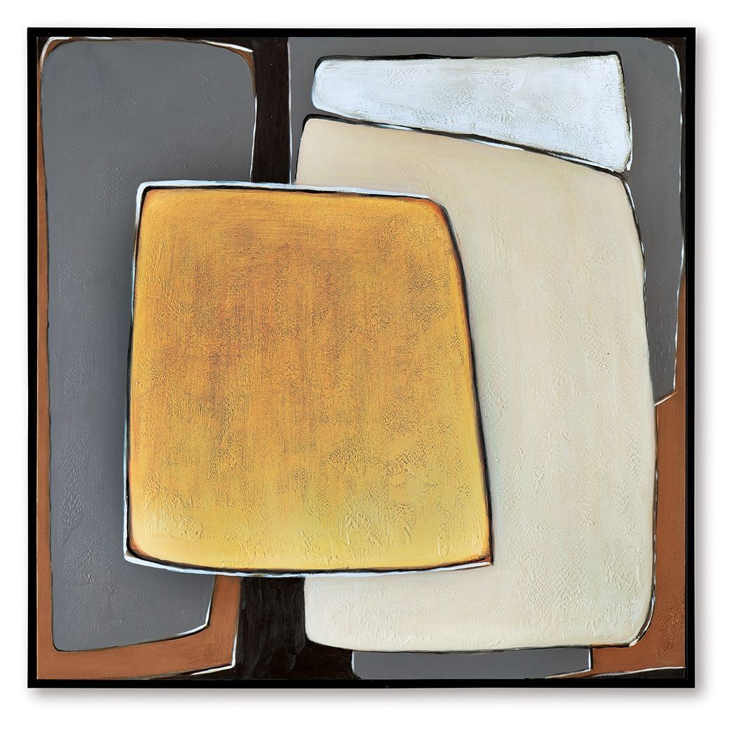 Ashley Furniture Actman - Wall Art - Cream / Brown / Gray - Image 5