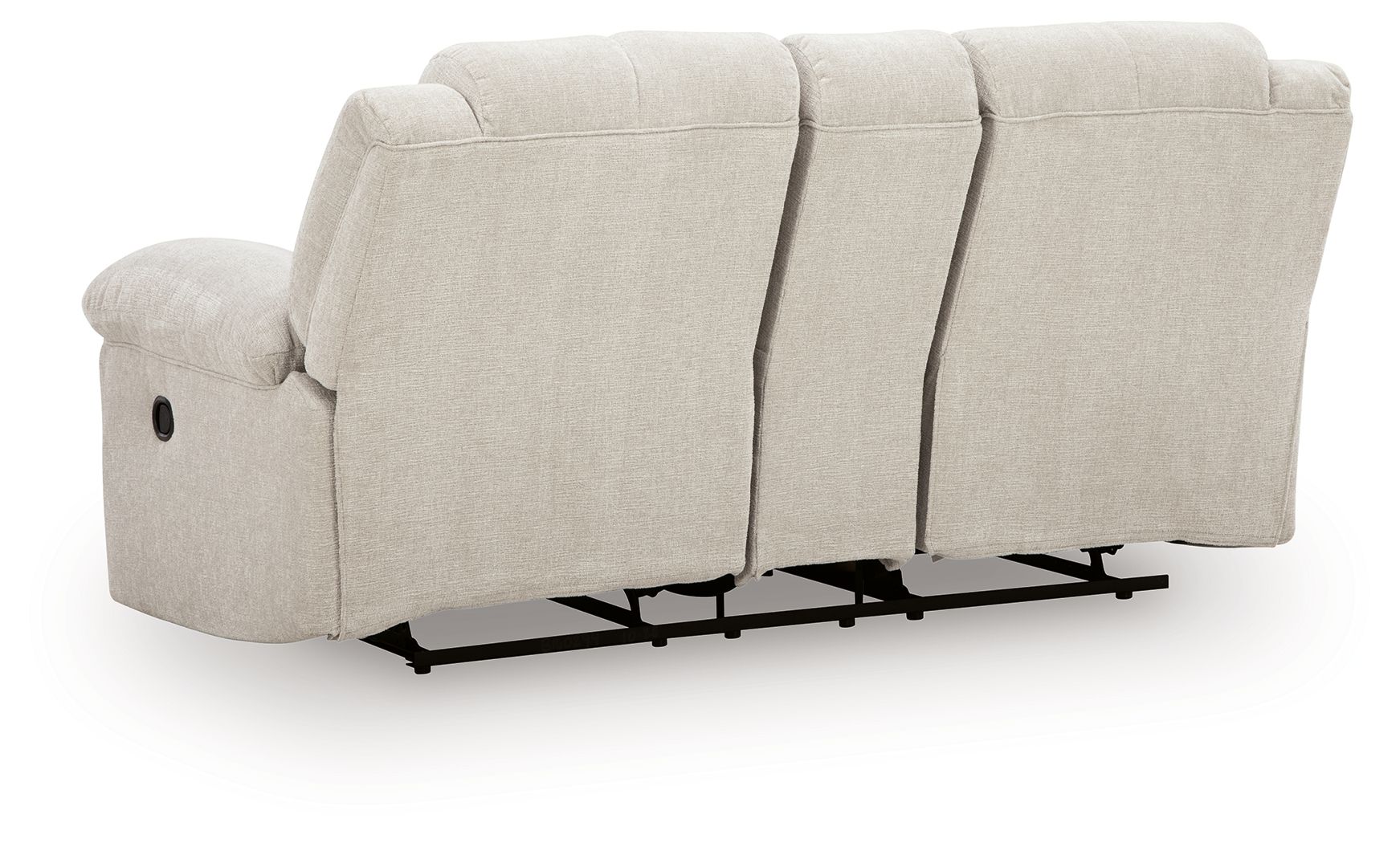 Ashley Furniture Orlen - Double Reclining Loveseat With Console - Winter - Image 5