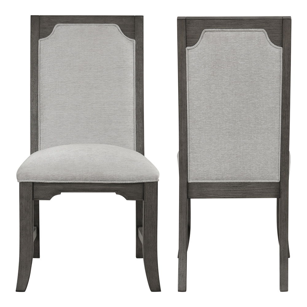 Lisbon - Dining Side Chair (Set of 2) - Gray, dark gray, view 6