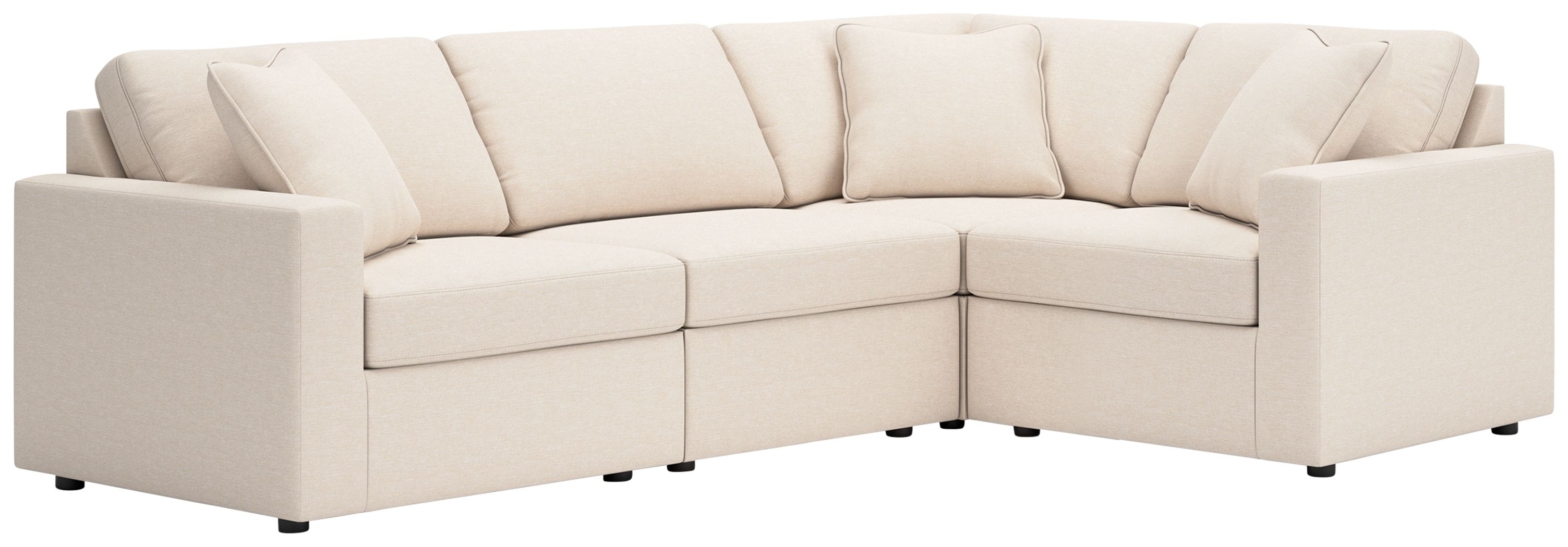 4 Pc · Sectional With LAF / RAF Corner Chairs