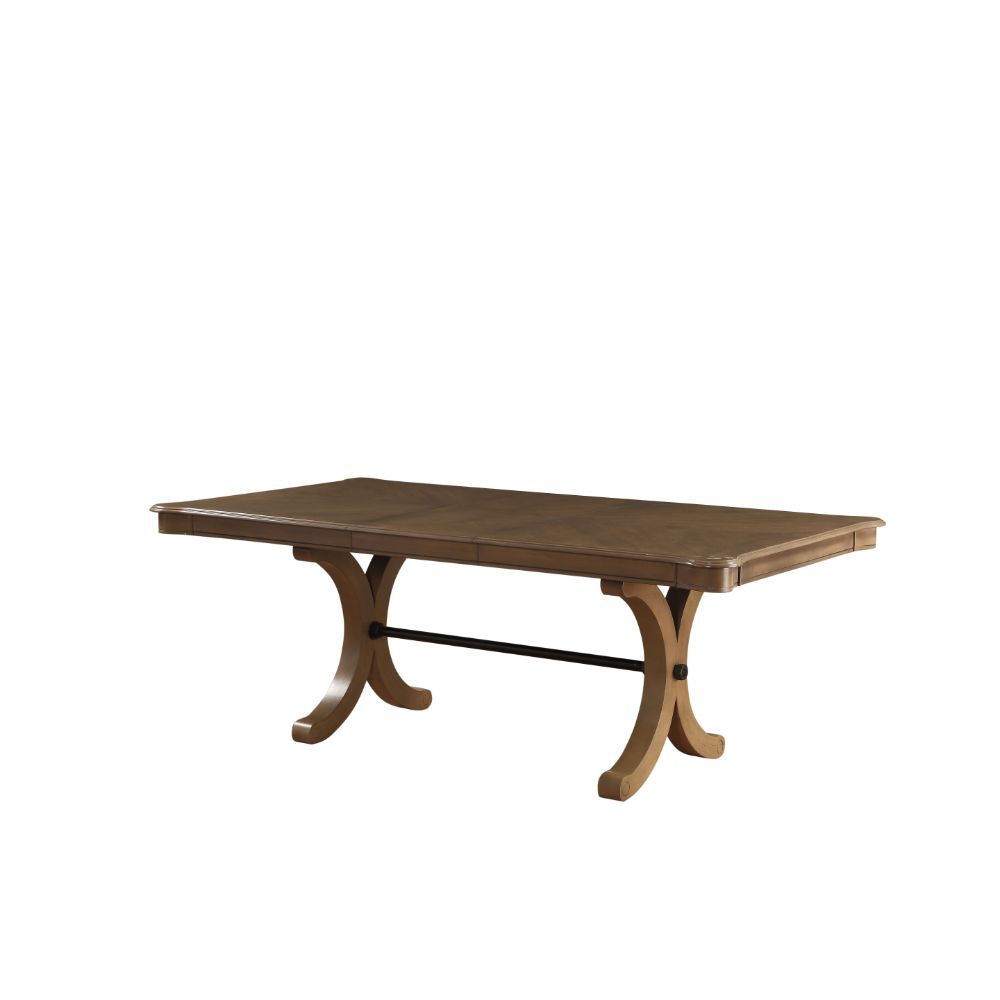 Harald - Dining Table - Gray Oak, dark gray