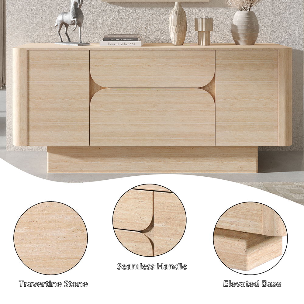 Inca - Server - Beige, beige, view 7