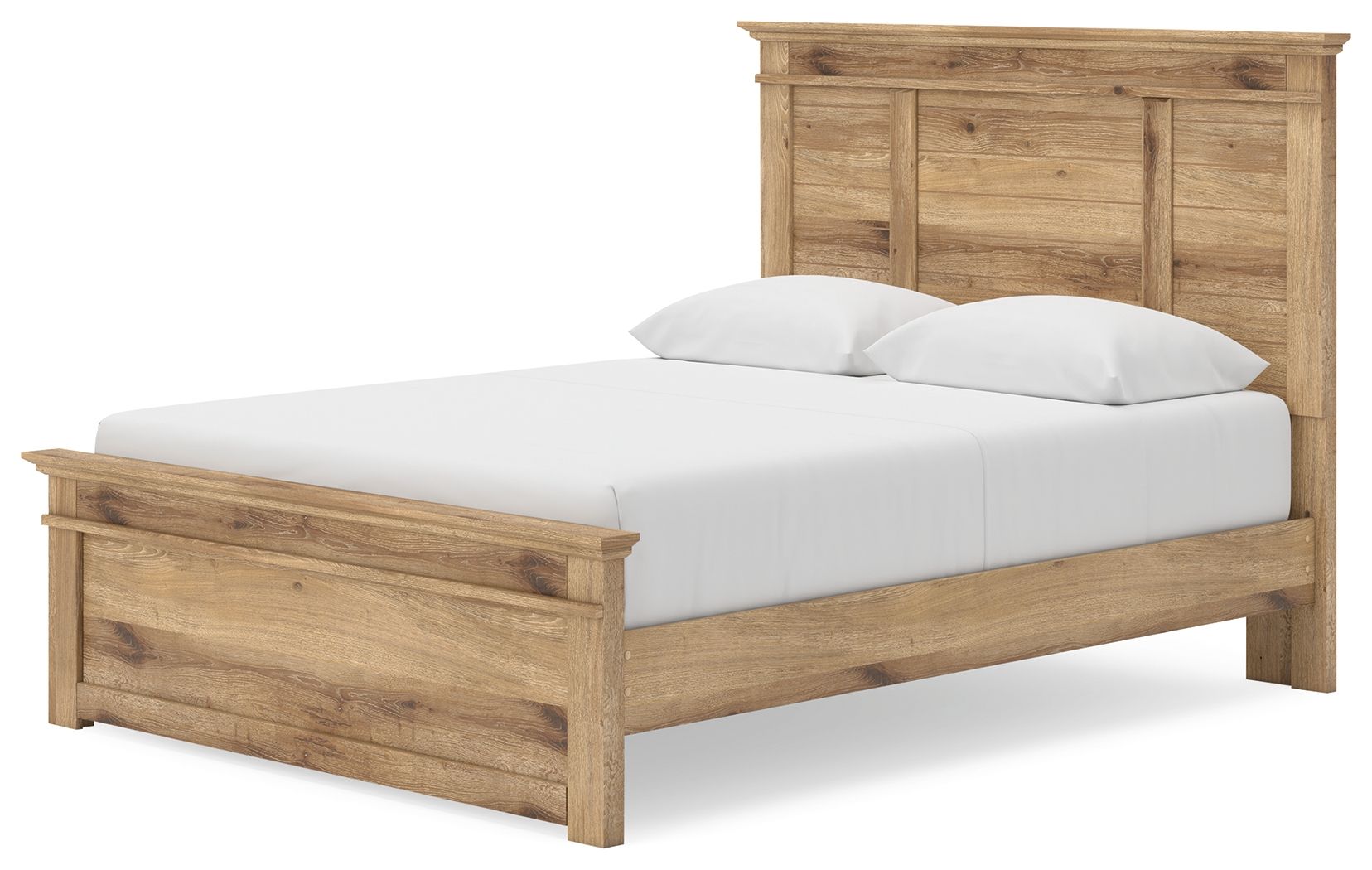 Ashley Furniture Makidern - Queen Panel Storage Bed With Under Bed Storage Unit - Tan - Image 5