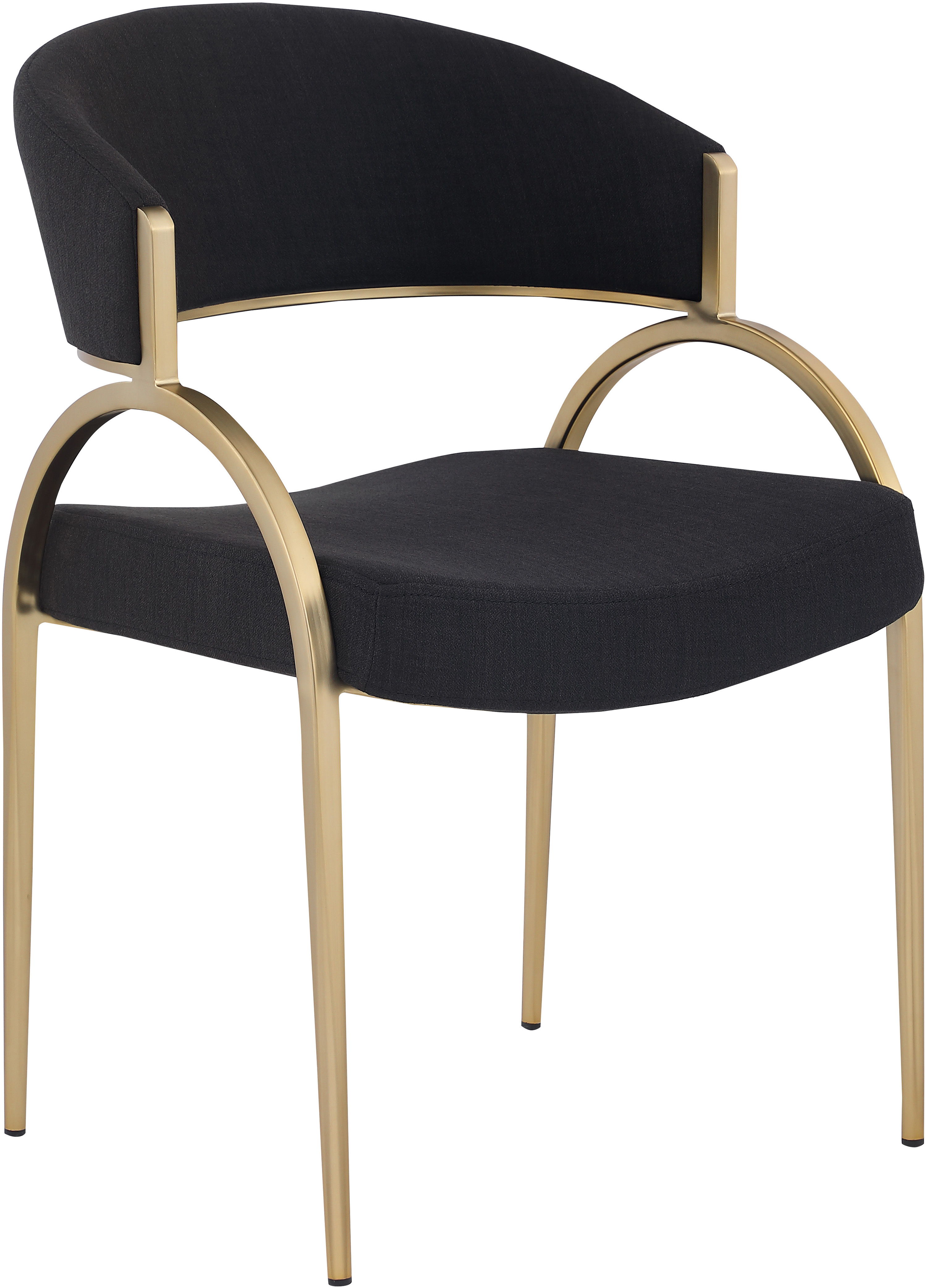 Privet - Dining Chair (Set of 2) - Black - Fabric