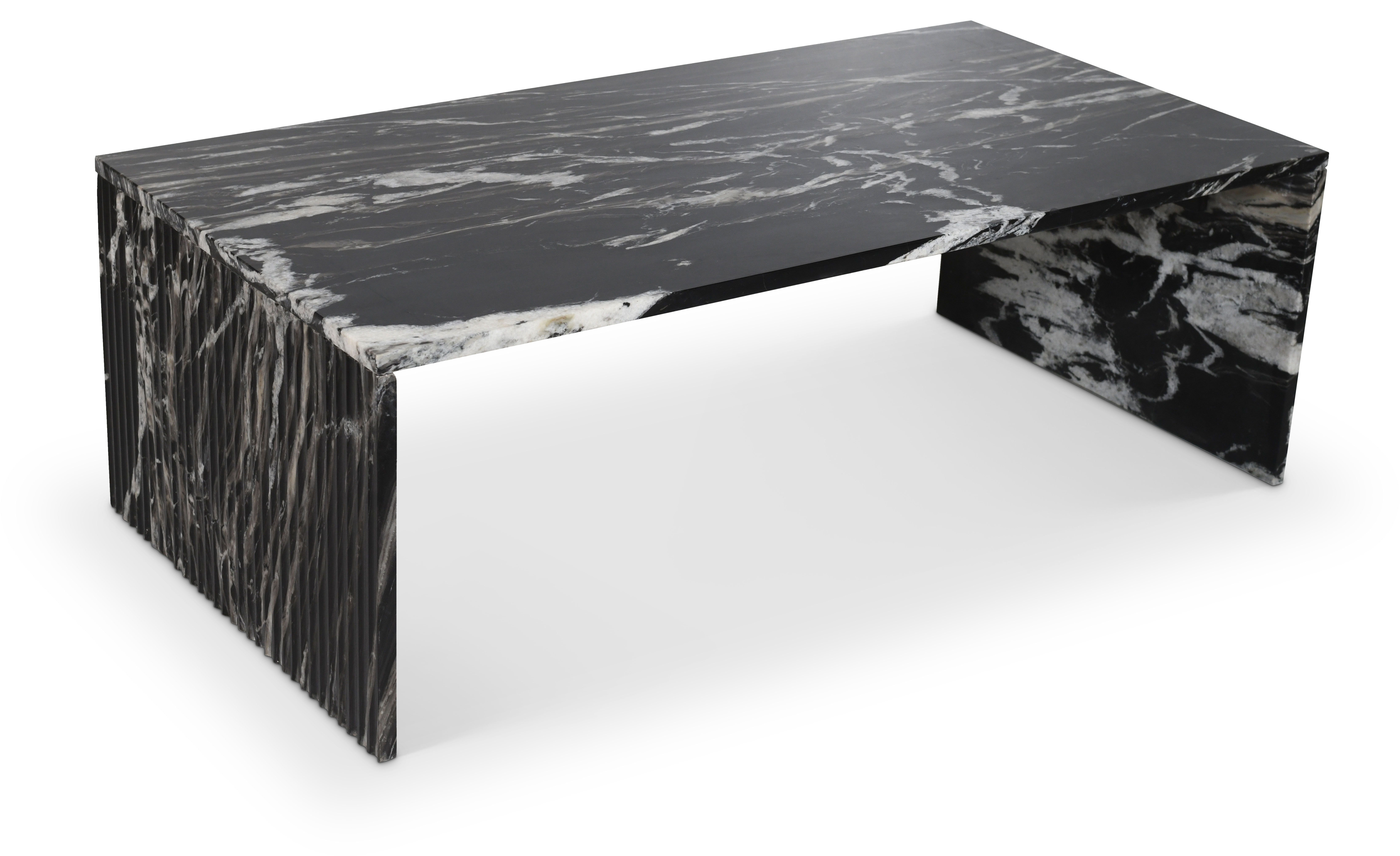Pienza - Marble Coffee Table - Black