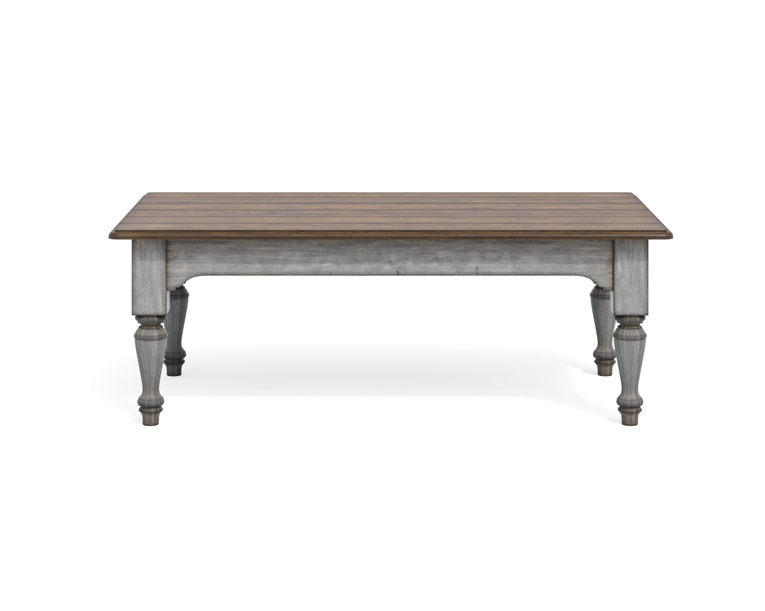 Plymouth - Rectangular Coffee Table - Gray, gray, view 2