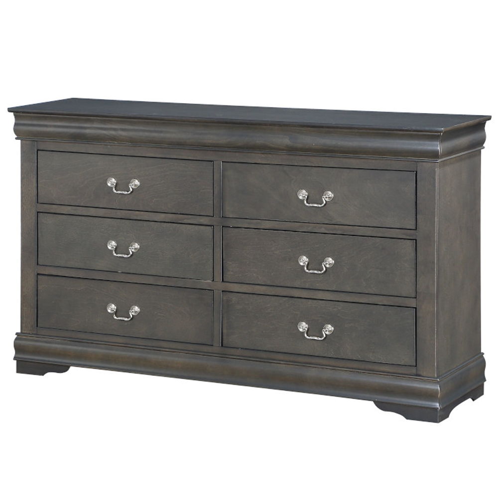 Louis Philippe - Dresser - Dark Gray, dark gray, view 2