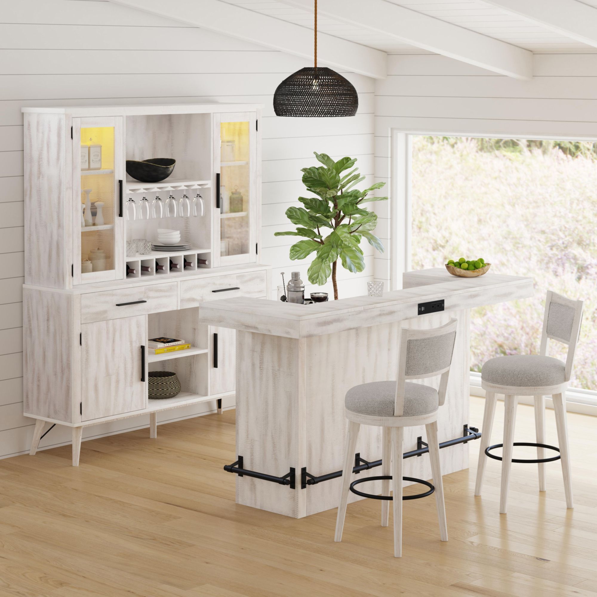 Rogen Rustic - Buffet - Rustic White