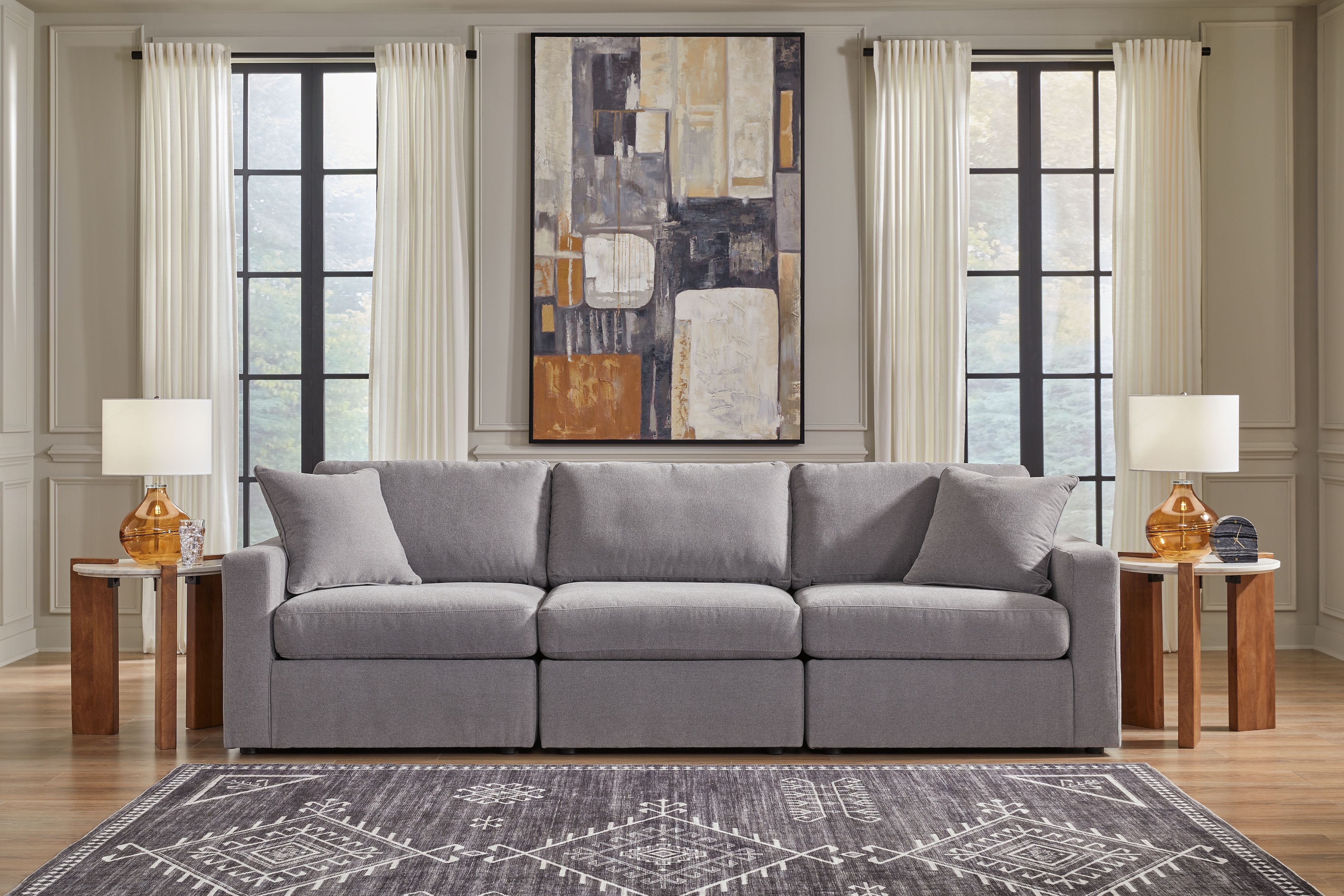 Modmax - 3-Piece Sofa - Granite