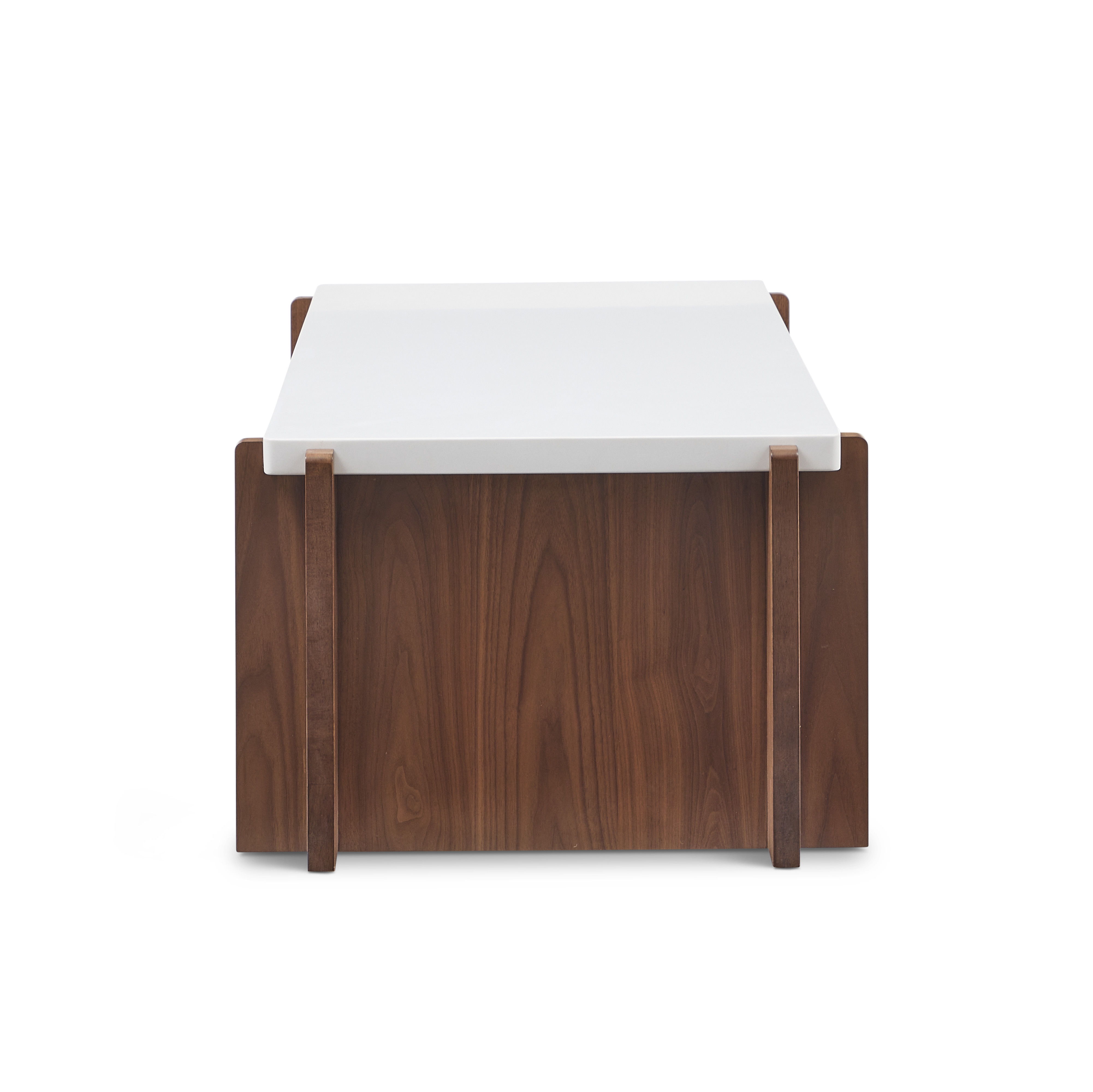 Lincoln - Rectangular Coffee Table With Casters - Light Brown, light brown, view 3