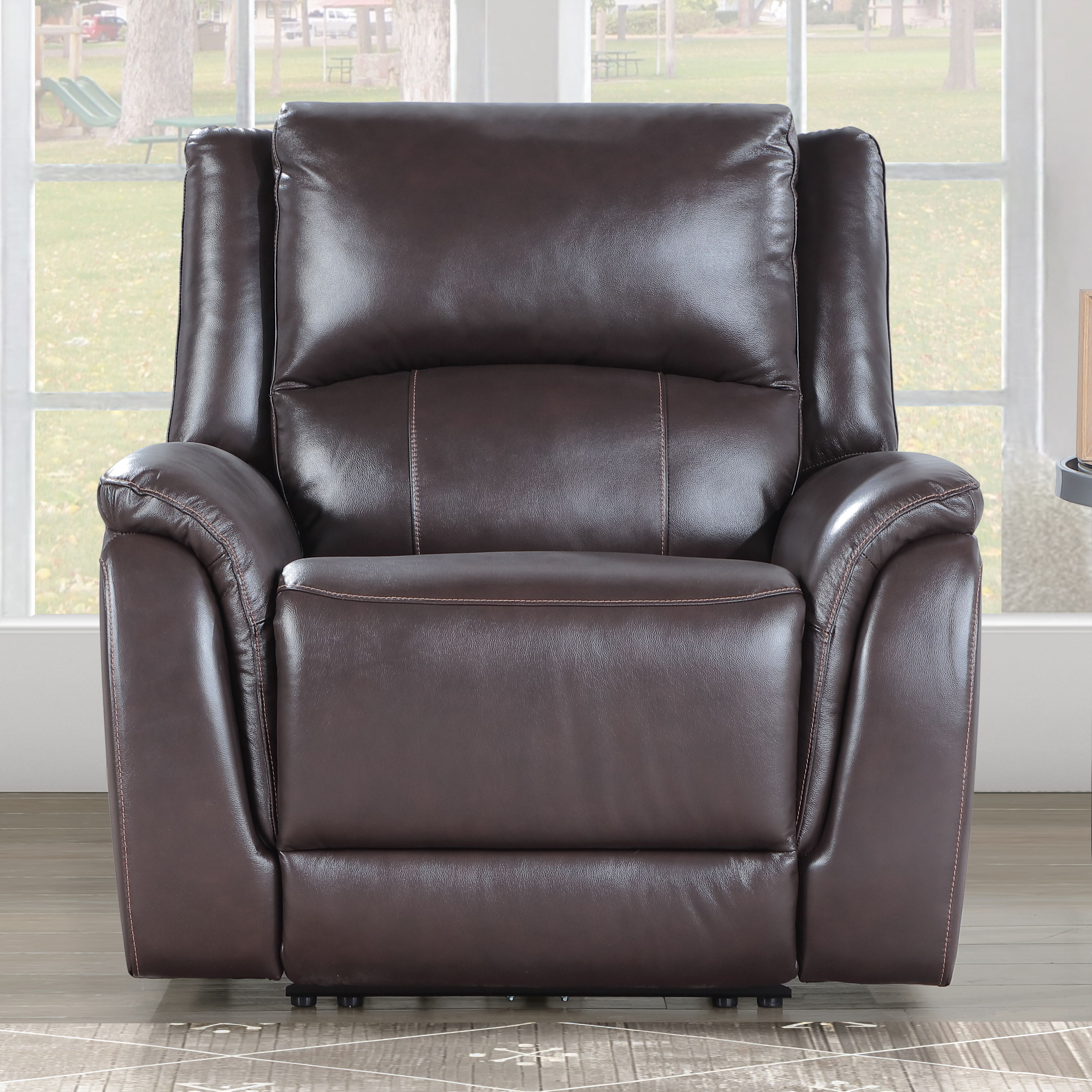 Alexandria - Power Recliner - Chocolate