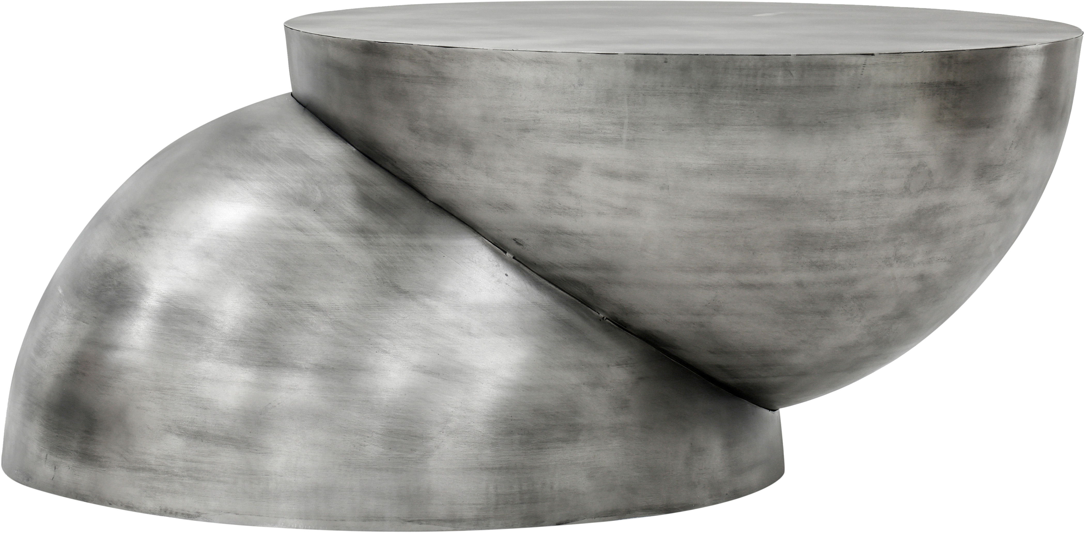 Boulder - Iron Coffee Table - Silver