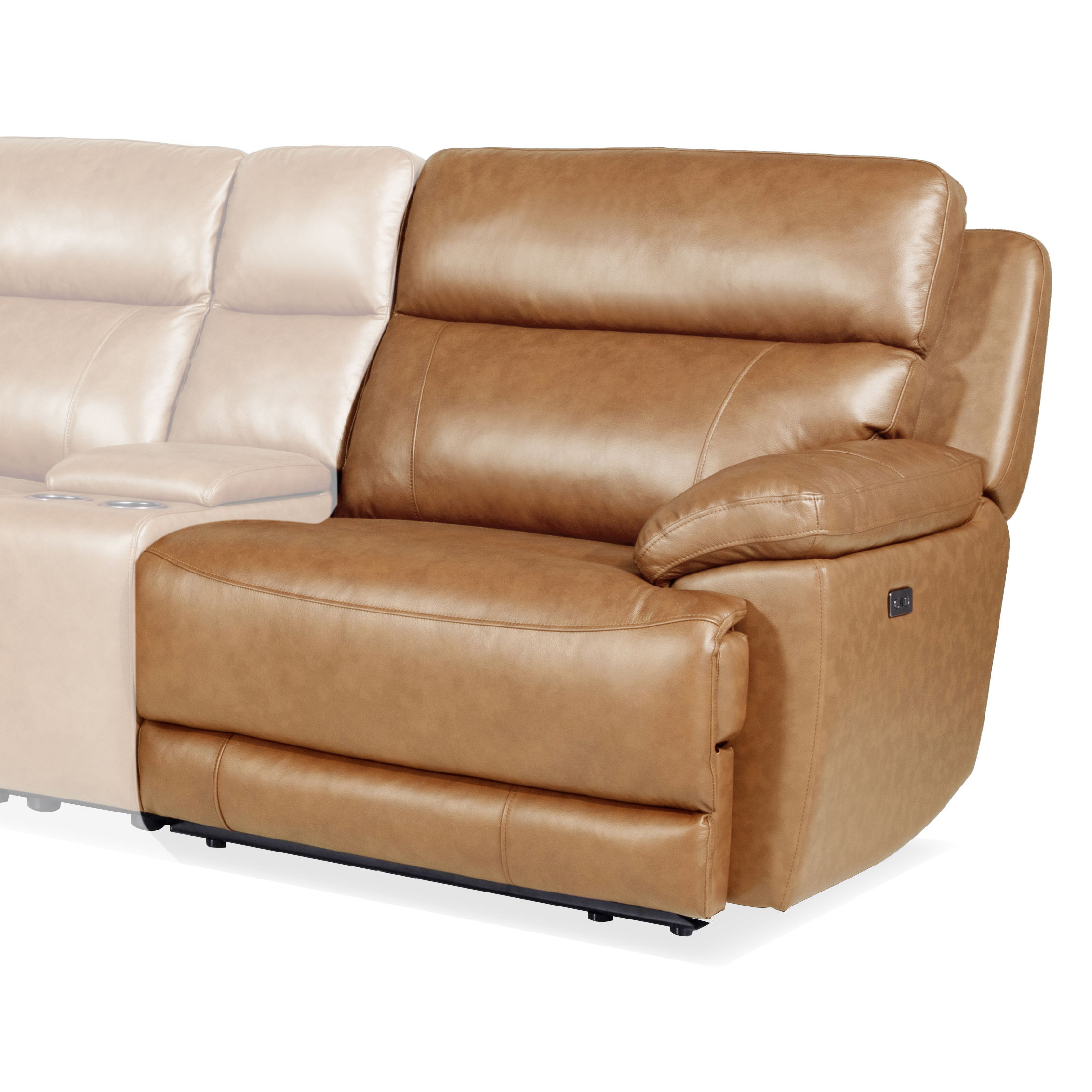 Leather RAF Dual Power Recliner