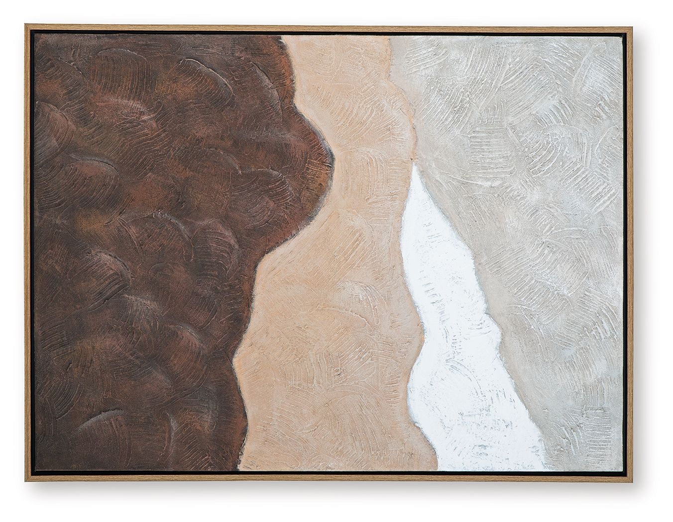 Ashley Furniture Fanthorne - Wall Art - Tan / Brown / White - Image 4
