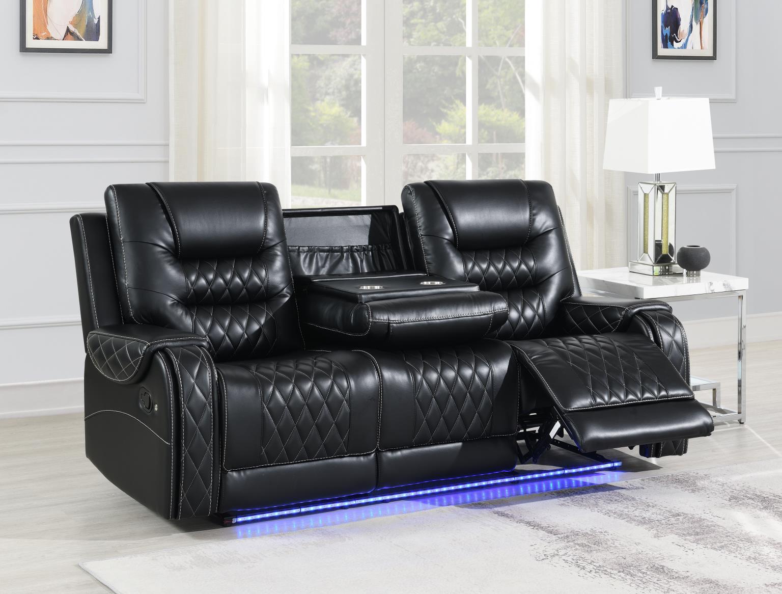 Motion Sofa With Drop Down