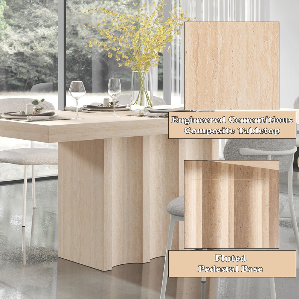 Inca - Dining Table - Beige, beige, view 7