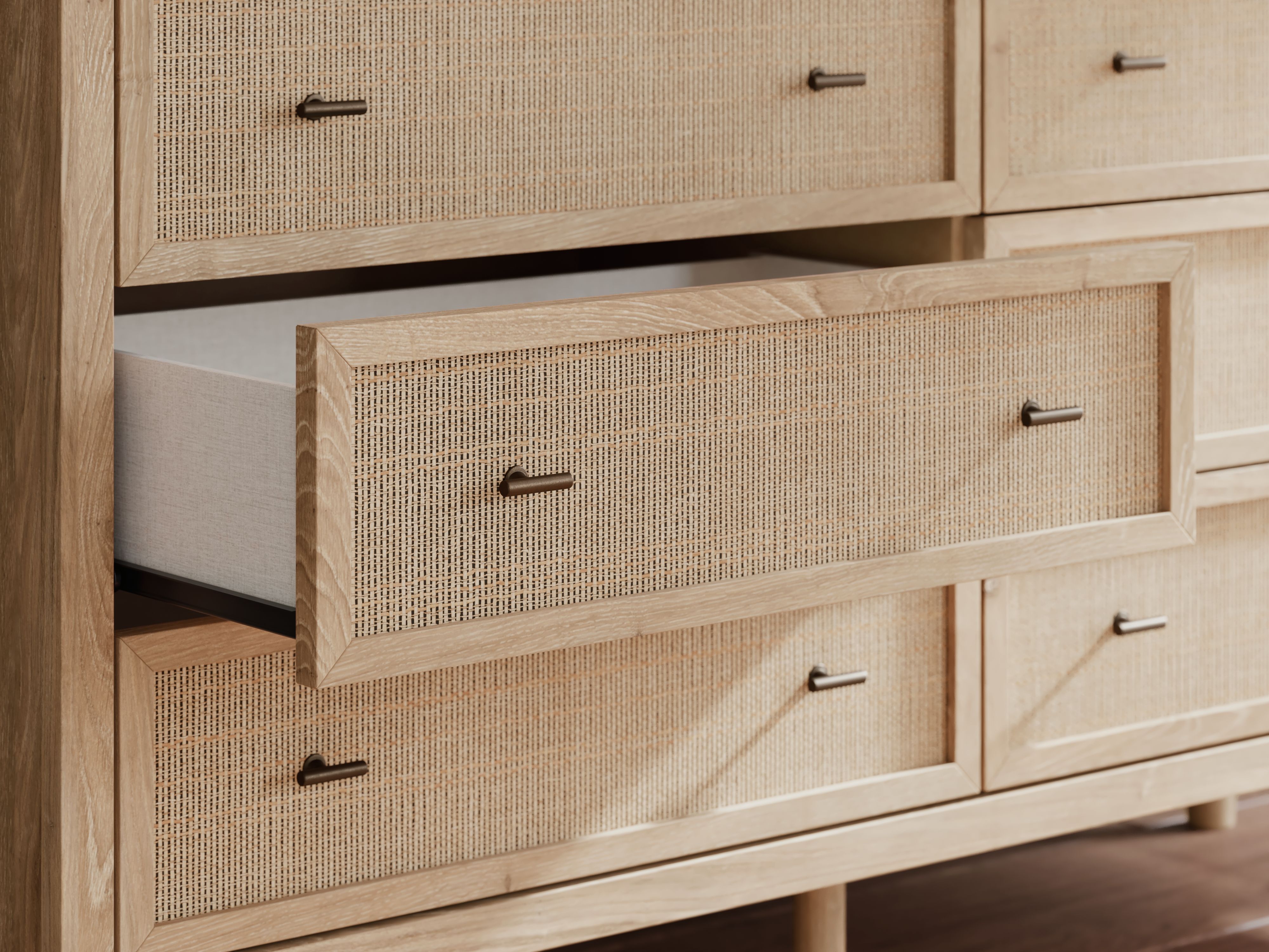 Ashley Furniture Cielden - Six Drawer Dresser - Two-Tone - Image 10
