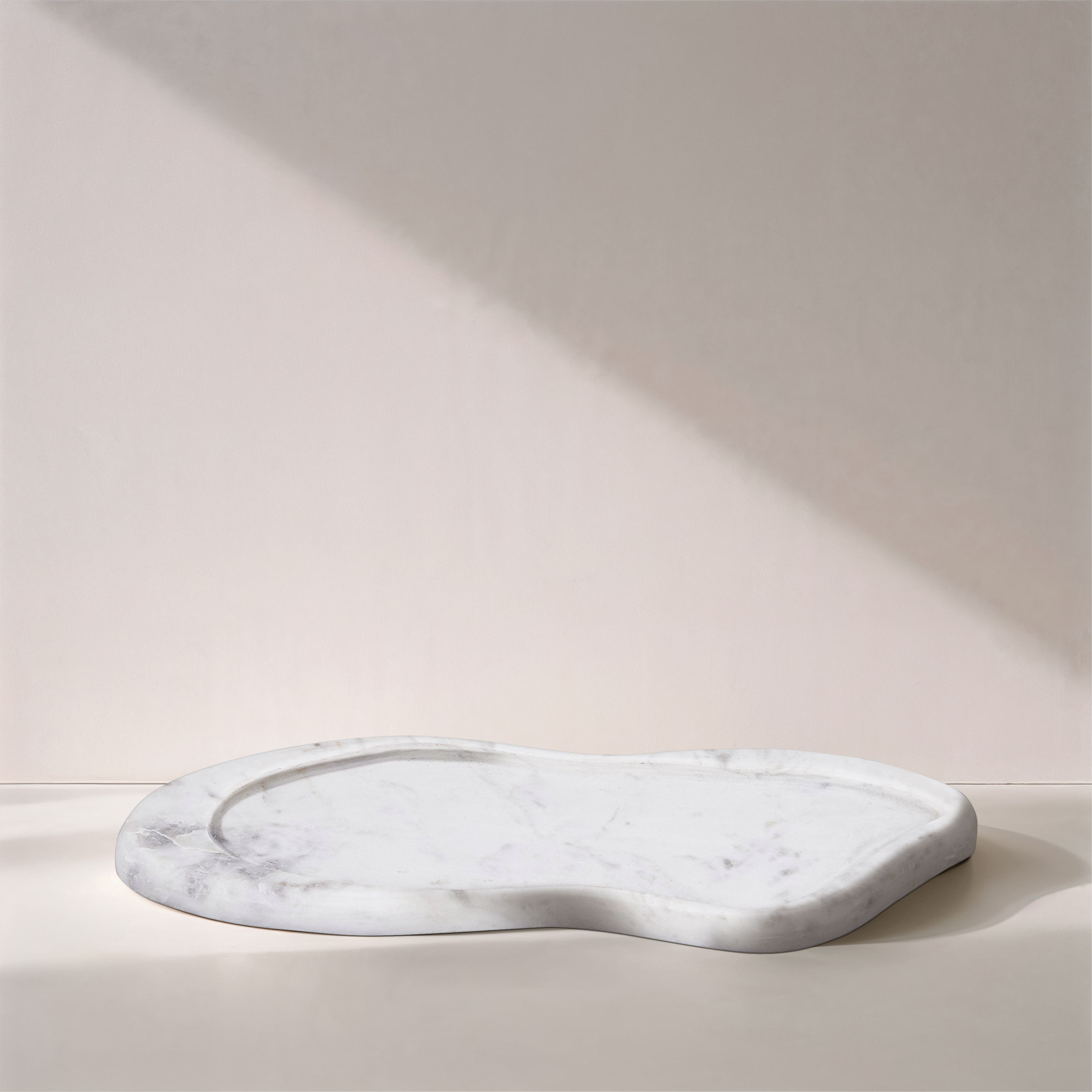 Arezzo - Marble Tray - White