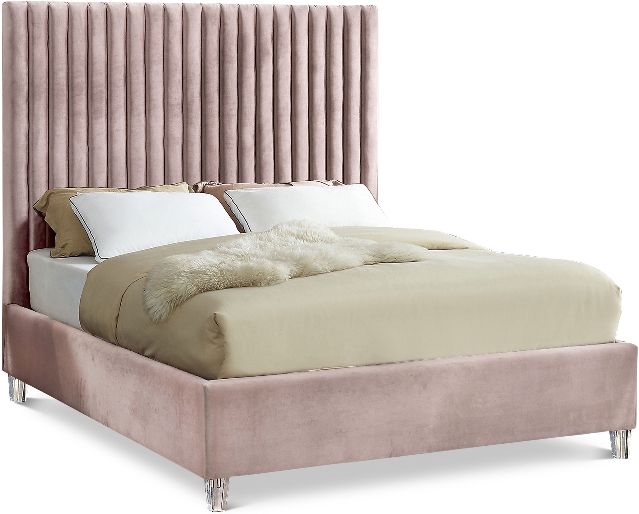 Candace - Queen Bed - Pink