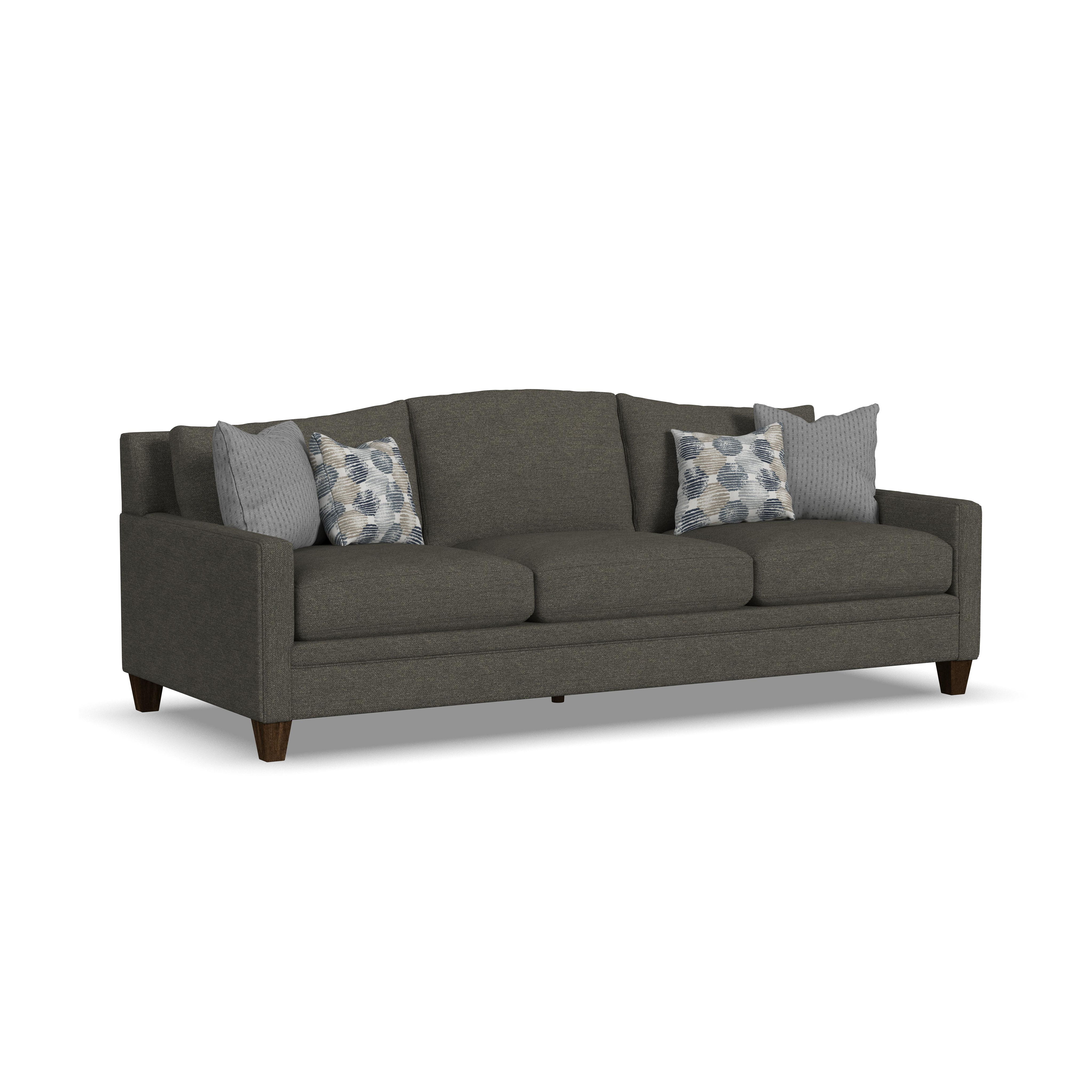 Lottie - Fabric Sofa, dark gray