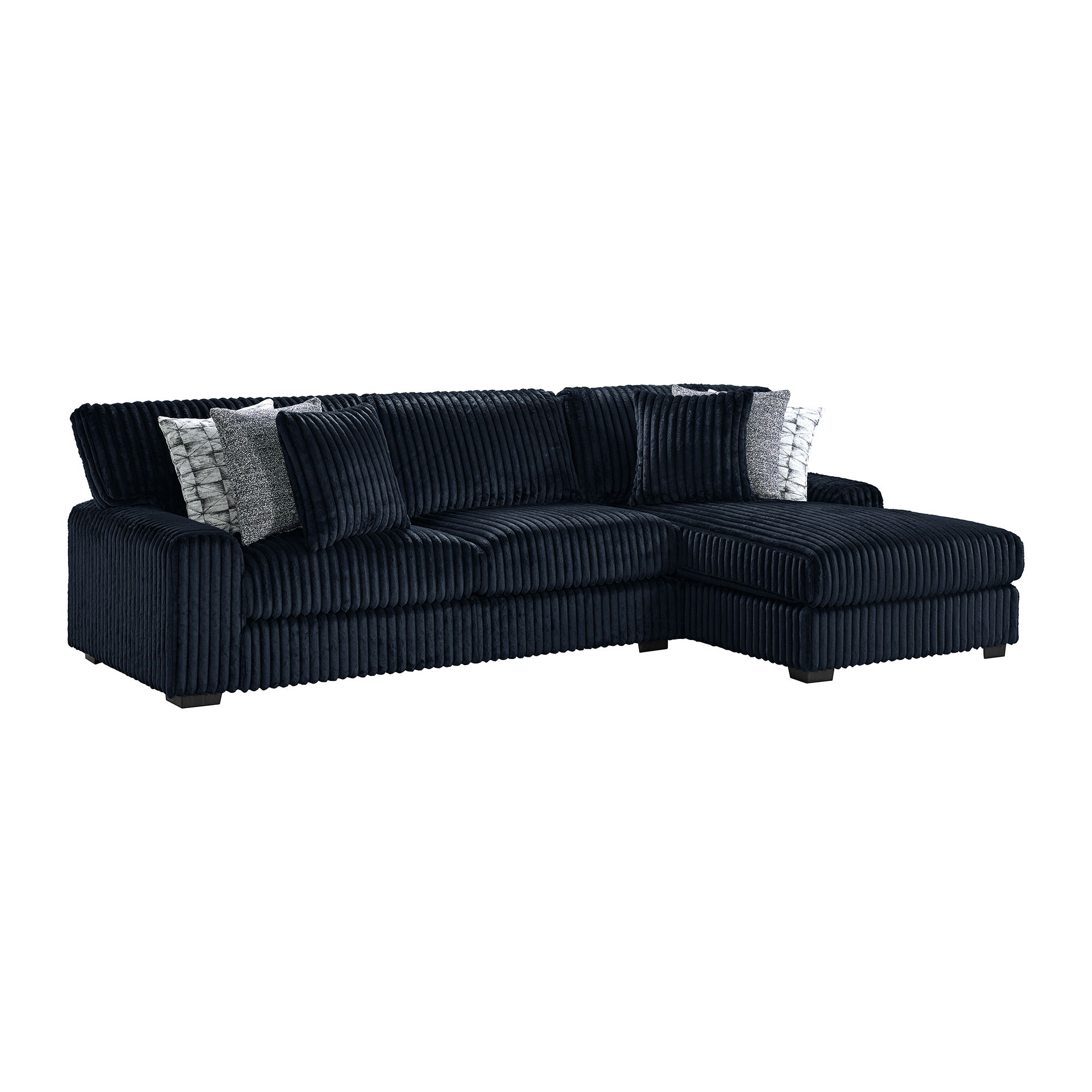 RHF Chaise With 2 Self Pillows 20"